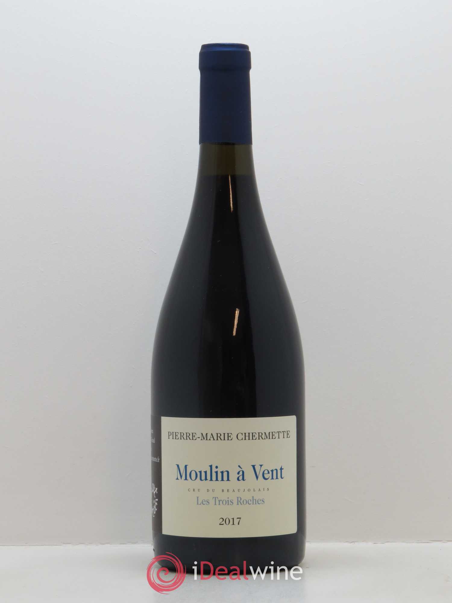 Moulin-à-Vent Les Trois Roches Domaine du Vissoux - P-M. Chermette 2017 - Lot de 1 bouteille - 0
