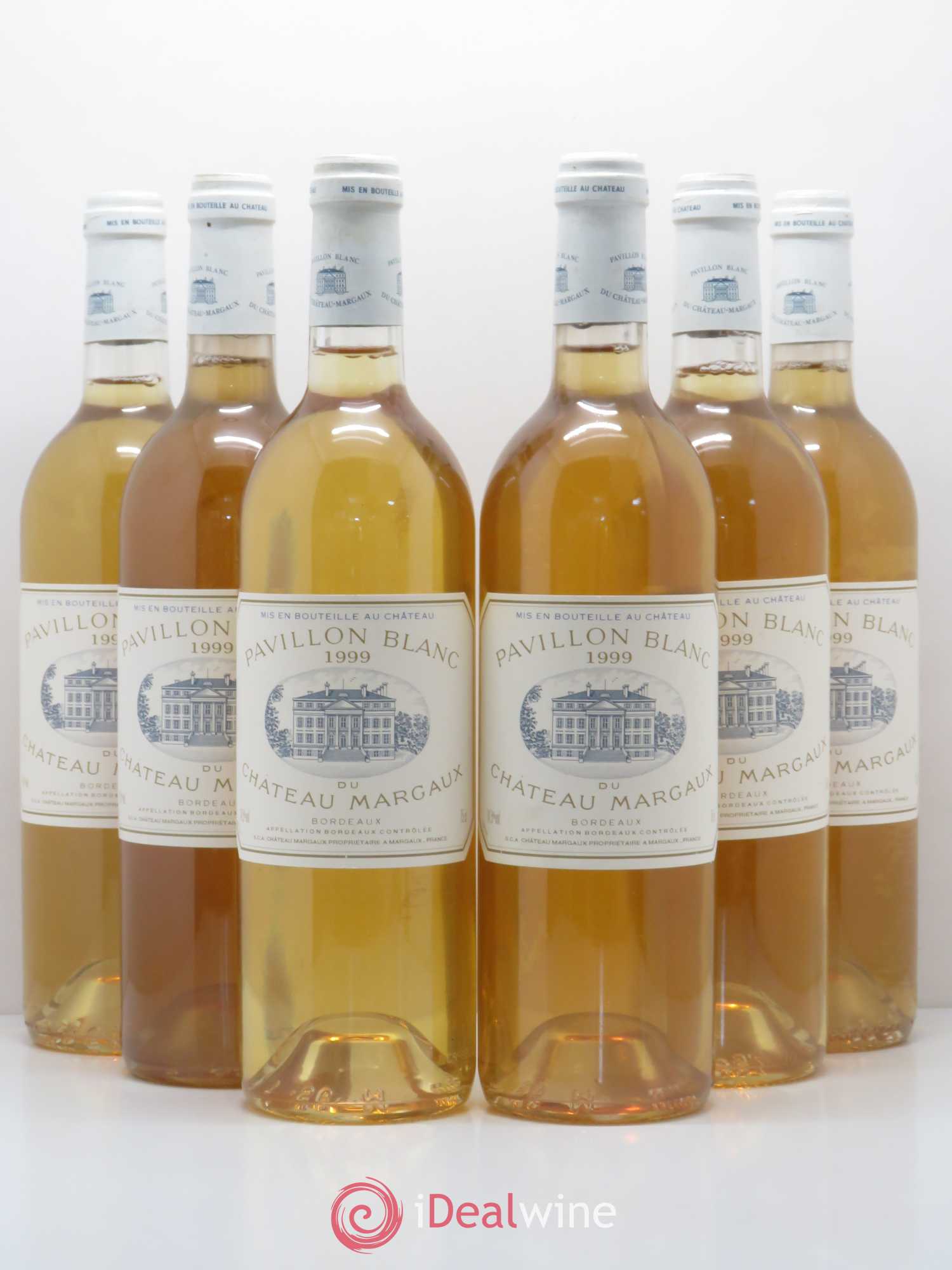 Pavillon Blanc du Château Margaux 1999 - Lot de 6 bouteilles - 0