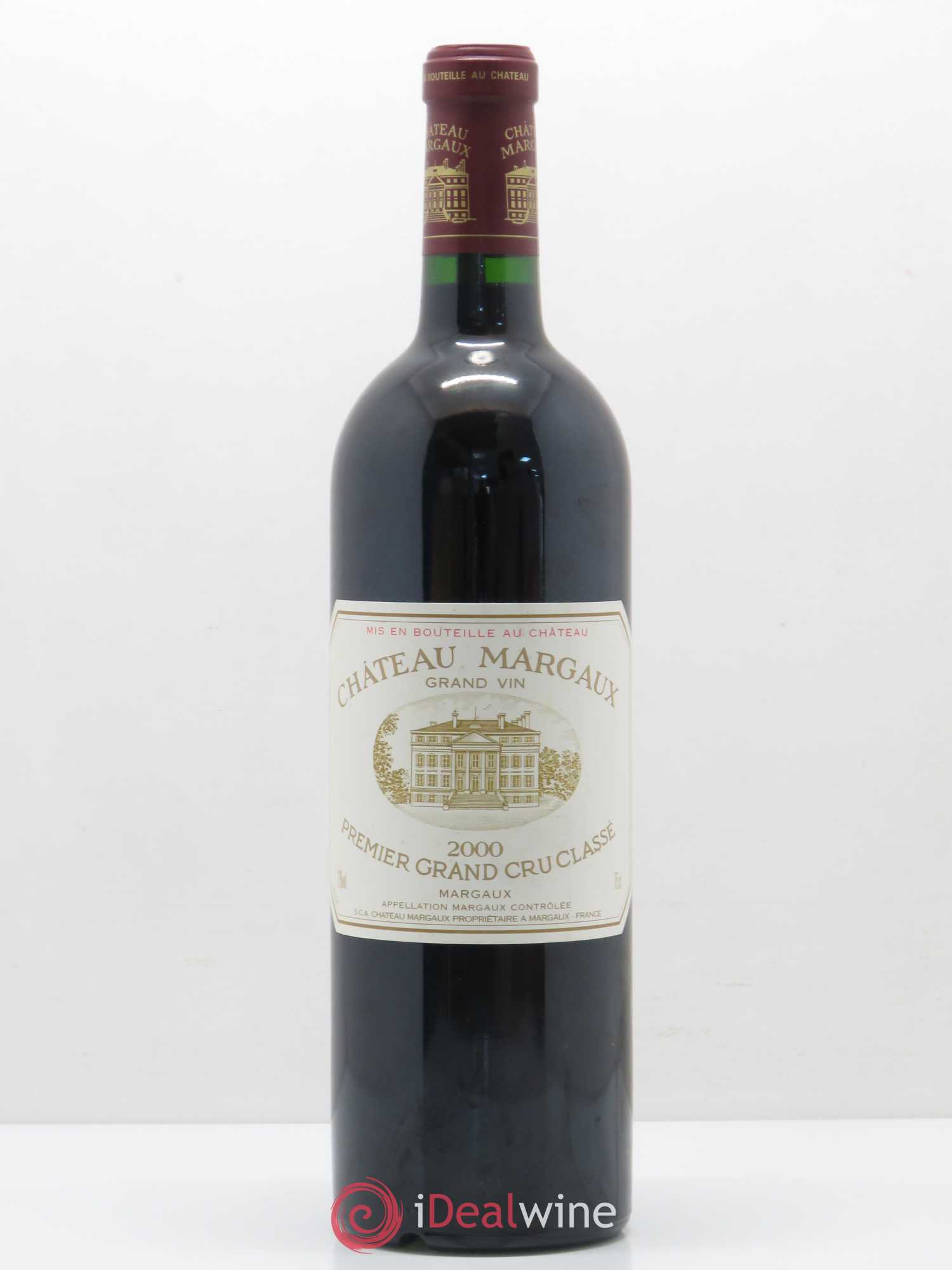 Château Margaux 1er Grand Cru Classé 2000 - Lot de 1 bouteille - 0