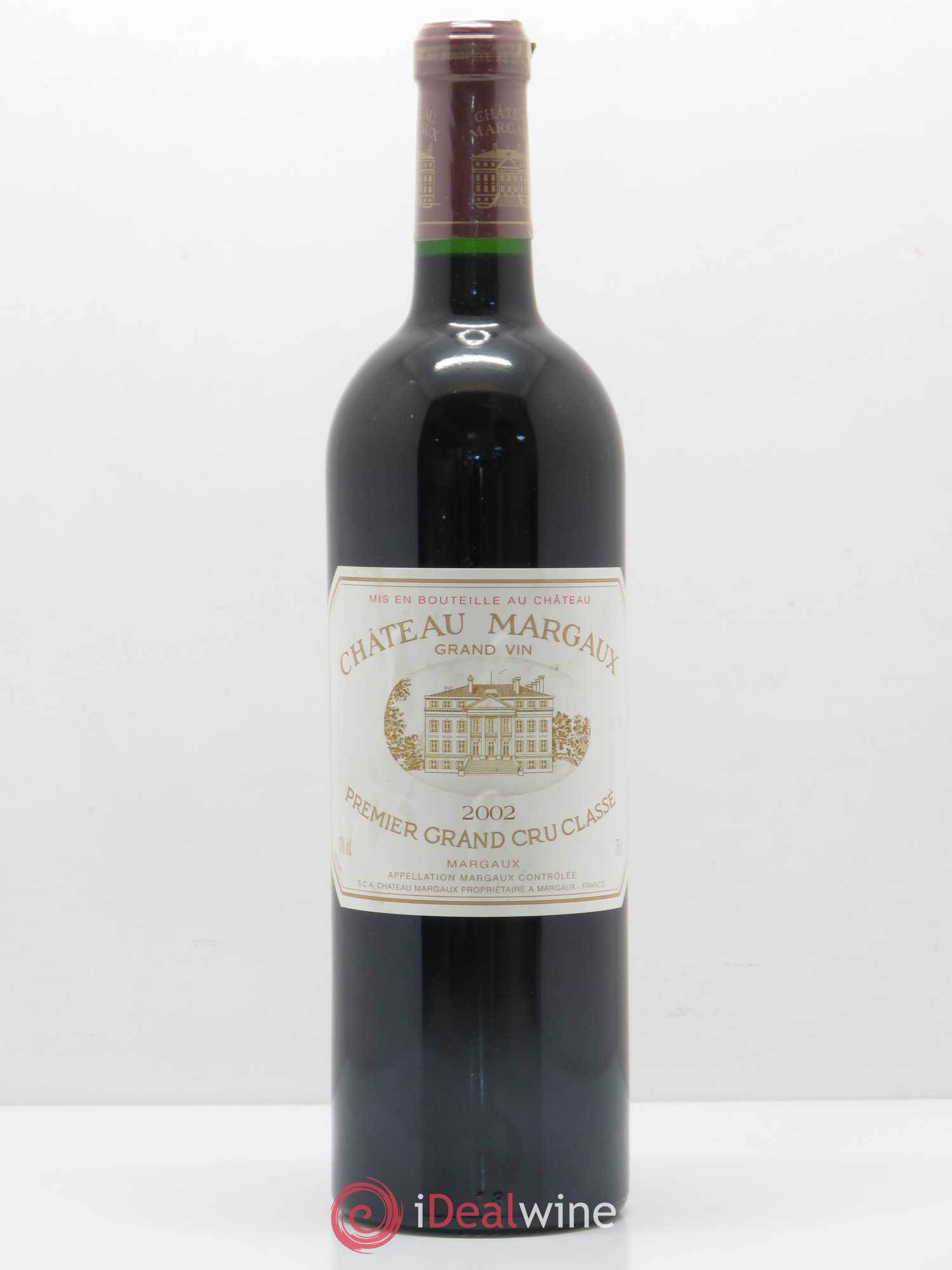 Château Margaux 1er Grand Cru Classé 2002 - Lot de 1 bouteille - 0