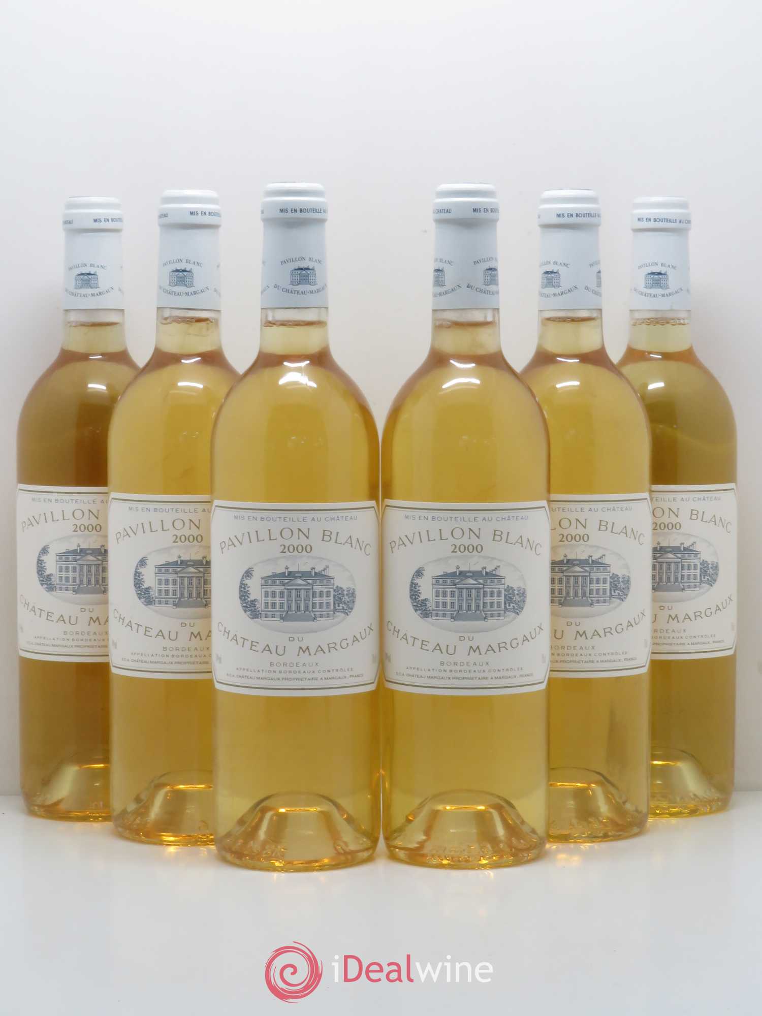 Pavillon Blanc du Château Margaux 2000 - Lot de 6 bouteilles - 0