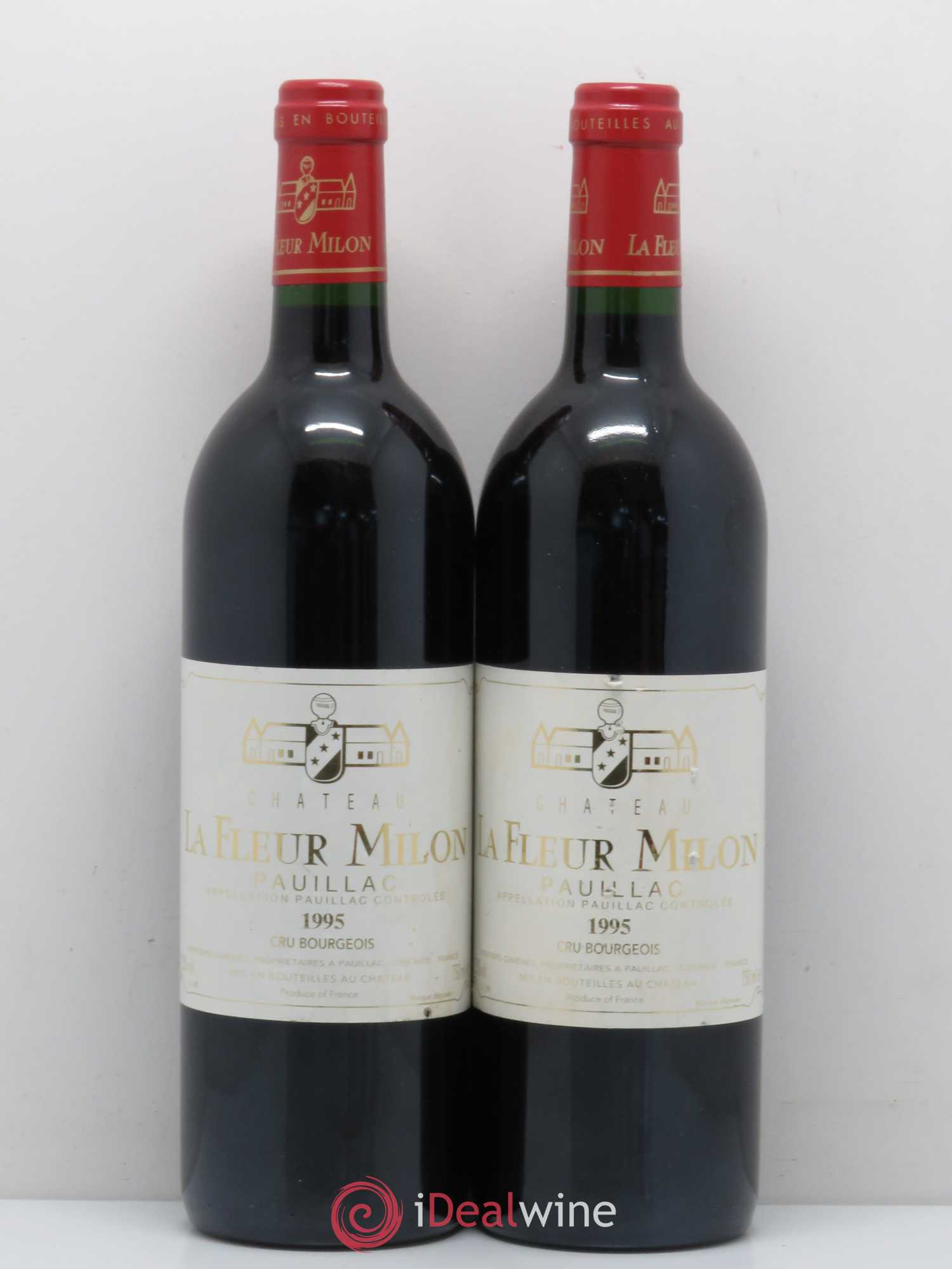 Château la Fleur Milon Cru Bourgeois 1995 - Lot de 2 bouteilles - 0