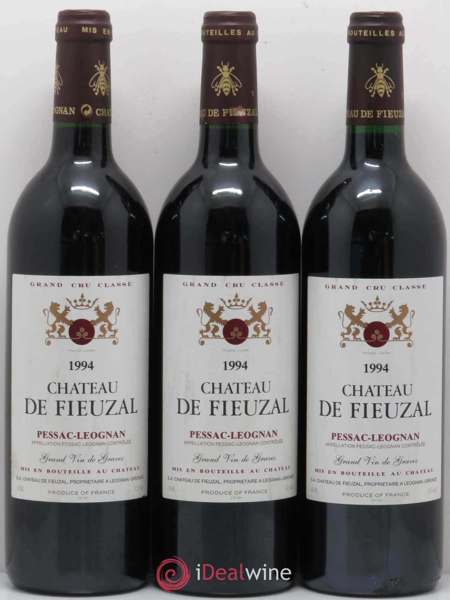 Château de Fieuzal Cru Classé de Graves 1994 - Lot de 6 bouteilles - 2
