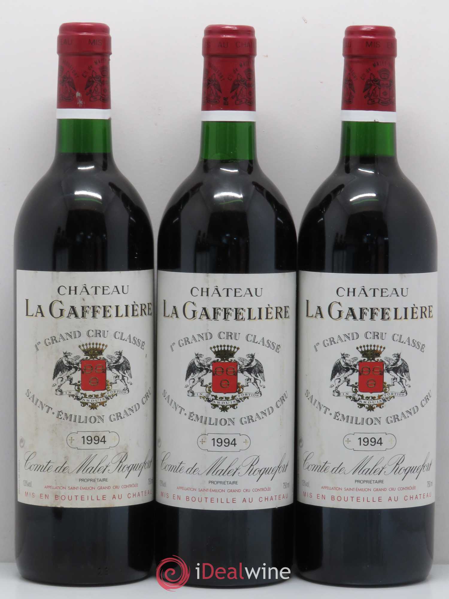 Château la Gaffelière 1er Grand Cru Classé B 1994 - Lot de 6 bouteilles - 1