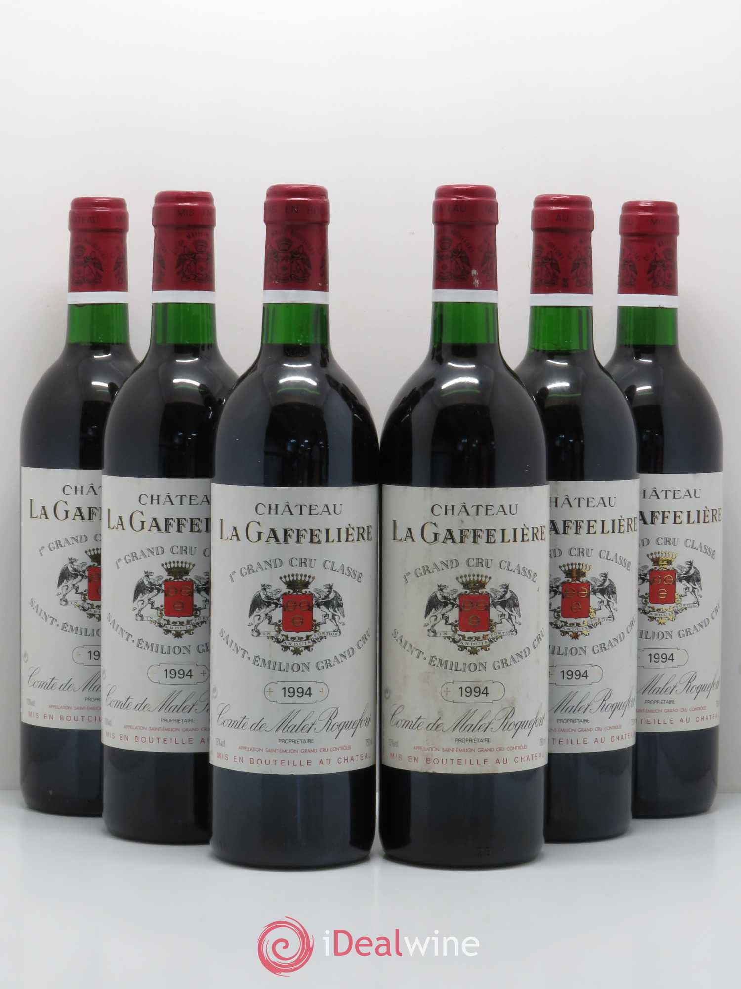 Château la Gaffelière 1er Grand Cru Classé B 1994 - Lot de 6 bouteilles - 0