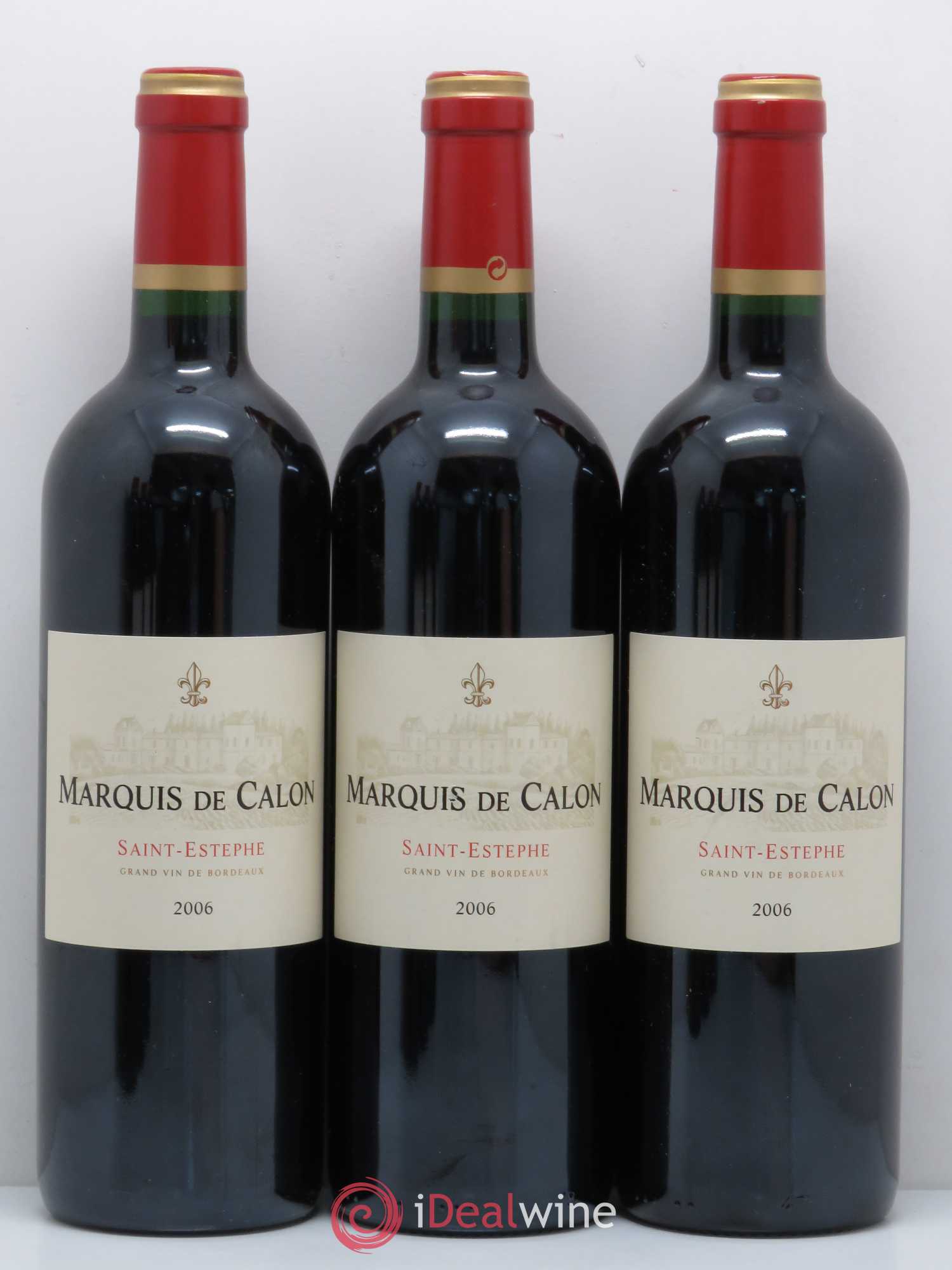 Saint-Estèphe Chateau Marquis de Calon 2006 - Posten von 6 Flaschen - 1