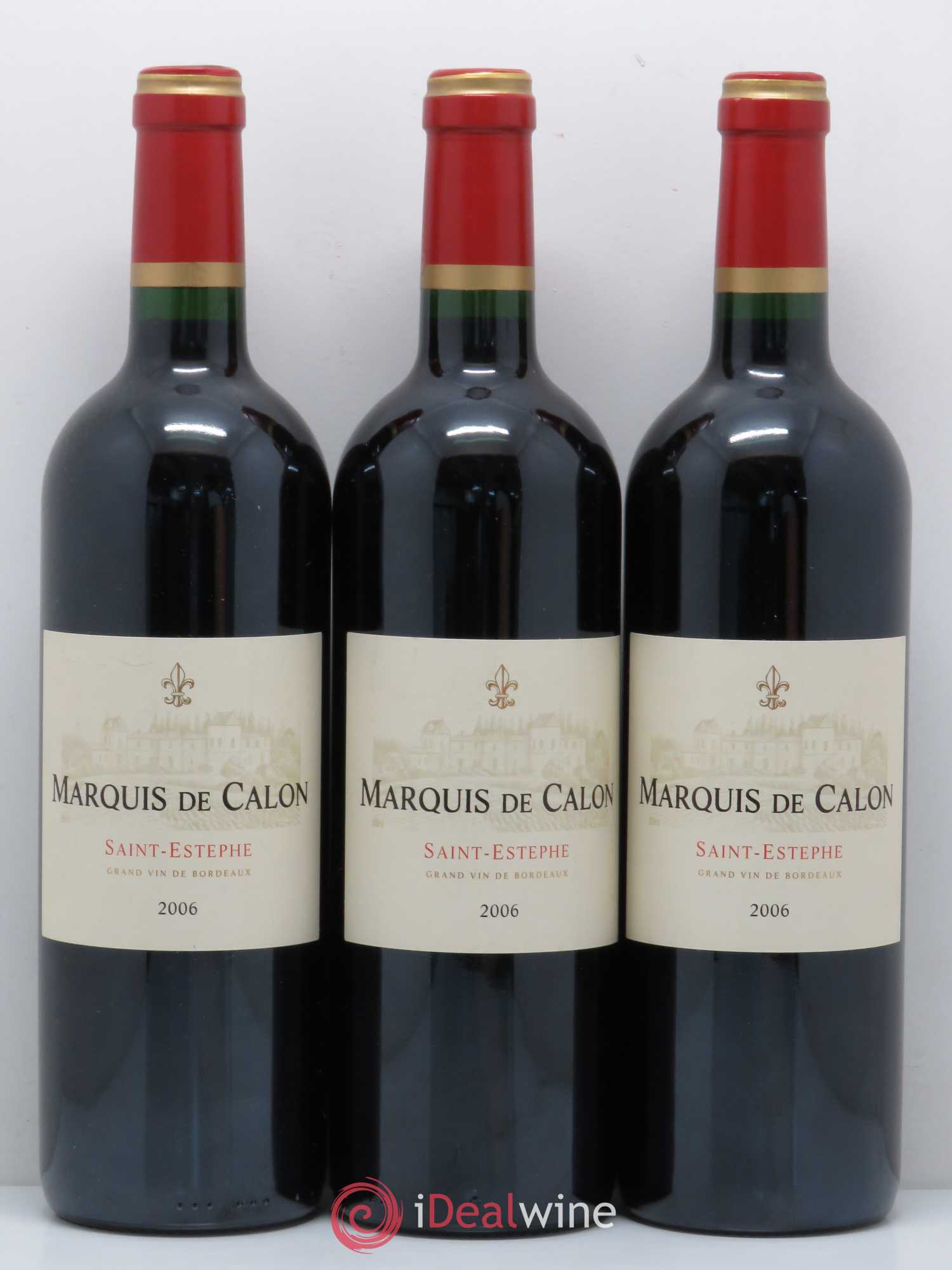 Saint-Estèphe Chateau Marquis de Calon 2006 - Posten von 6 Flaschen - 2
