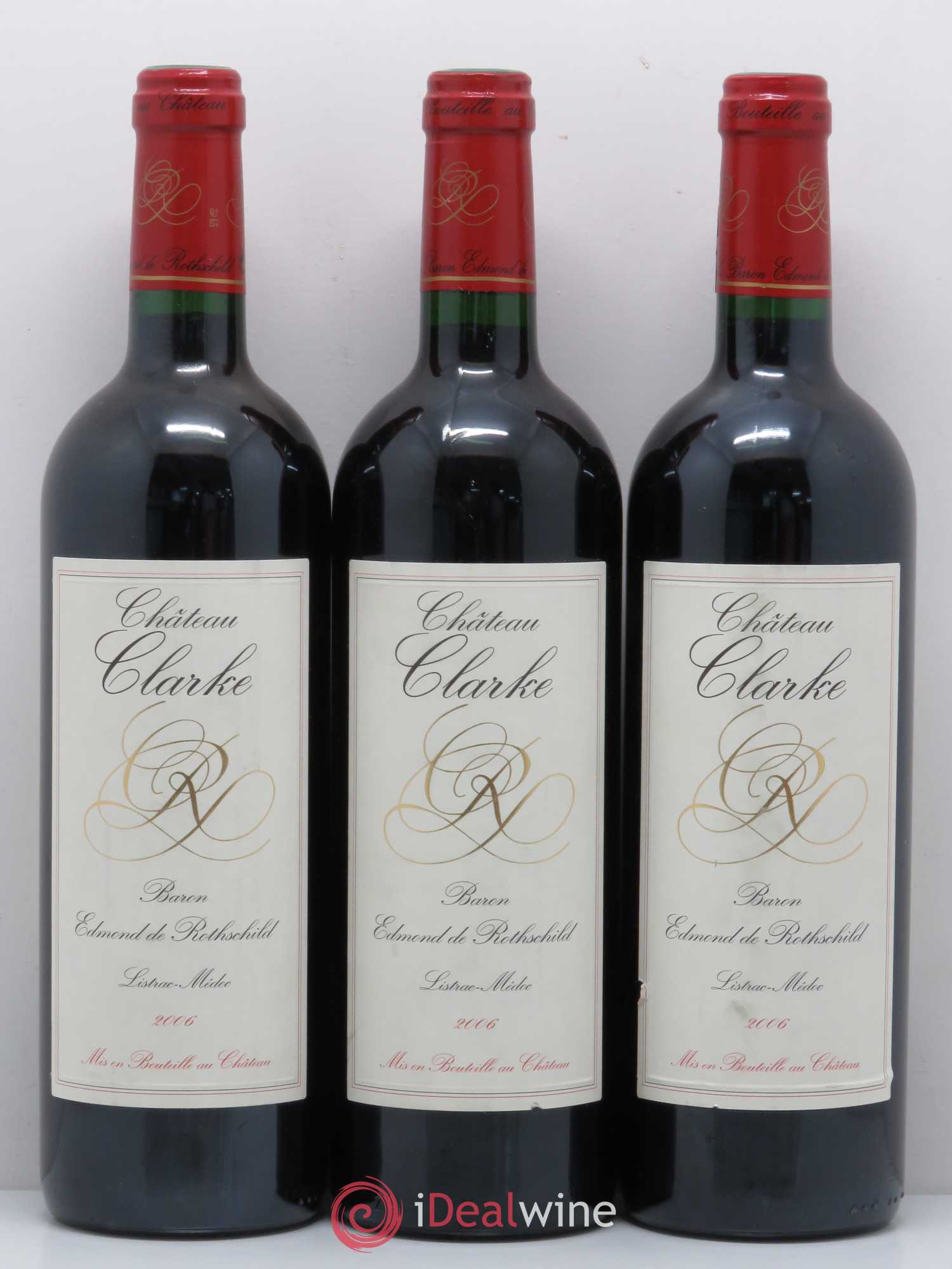 Château Clarke 2006 - Lot de 6 bouteilles - 1