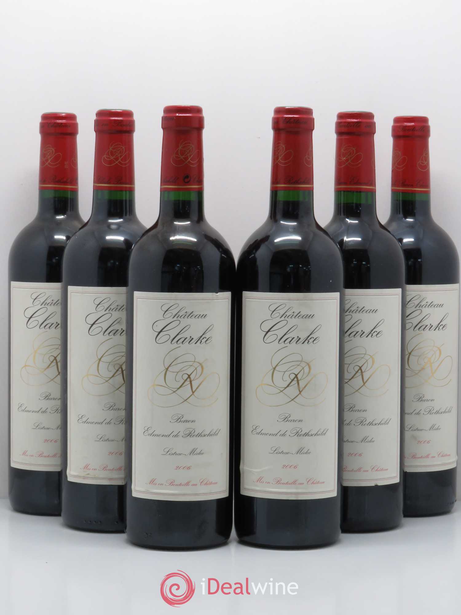Château Clarke 2006 - Lot de 6 bouteilles - 0