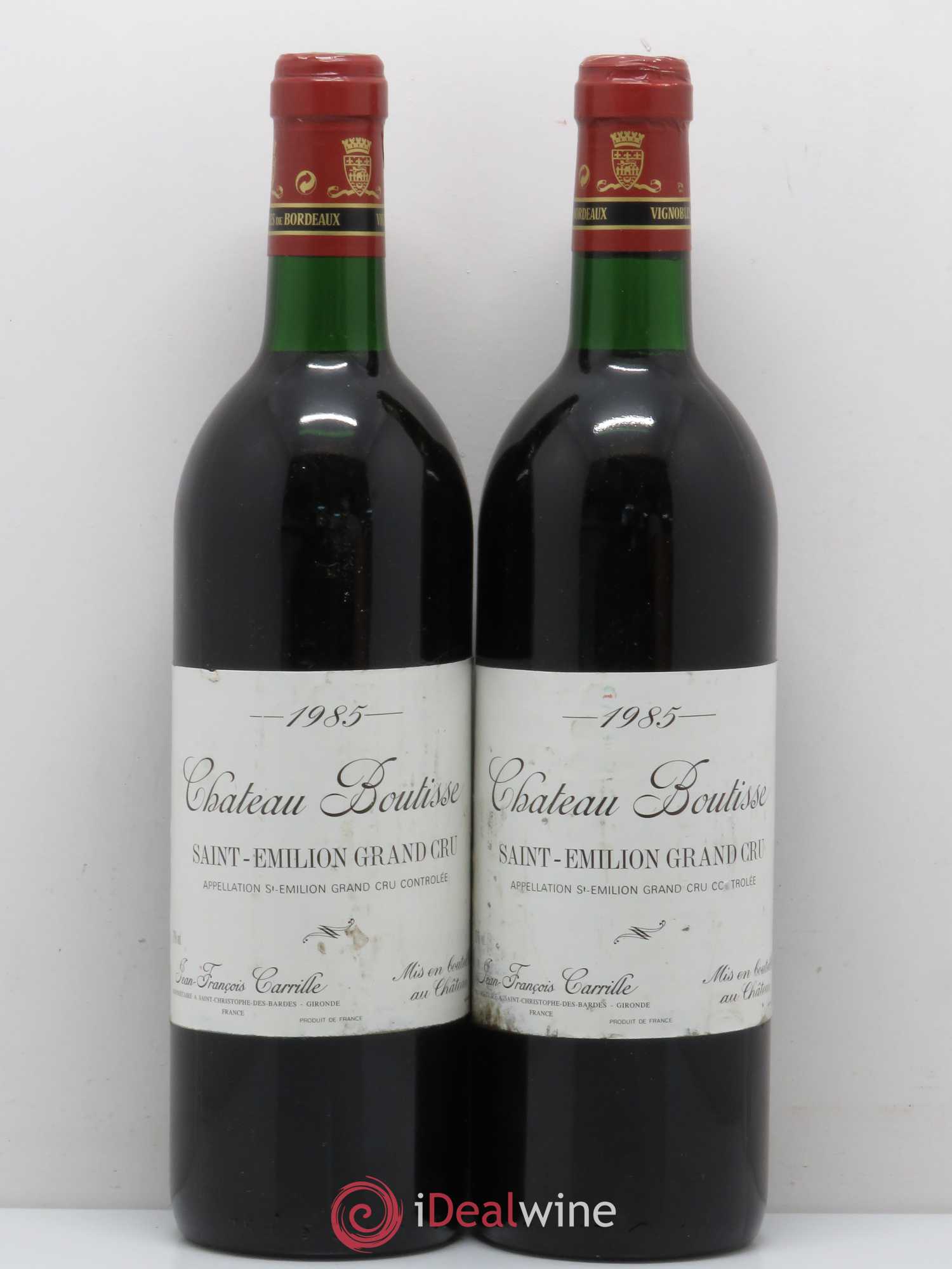 Saint-Émilion Grand Cru Château Boutisse 1985 - Posten von 2 Flaschen - 0