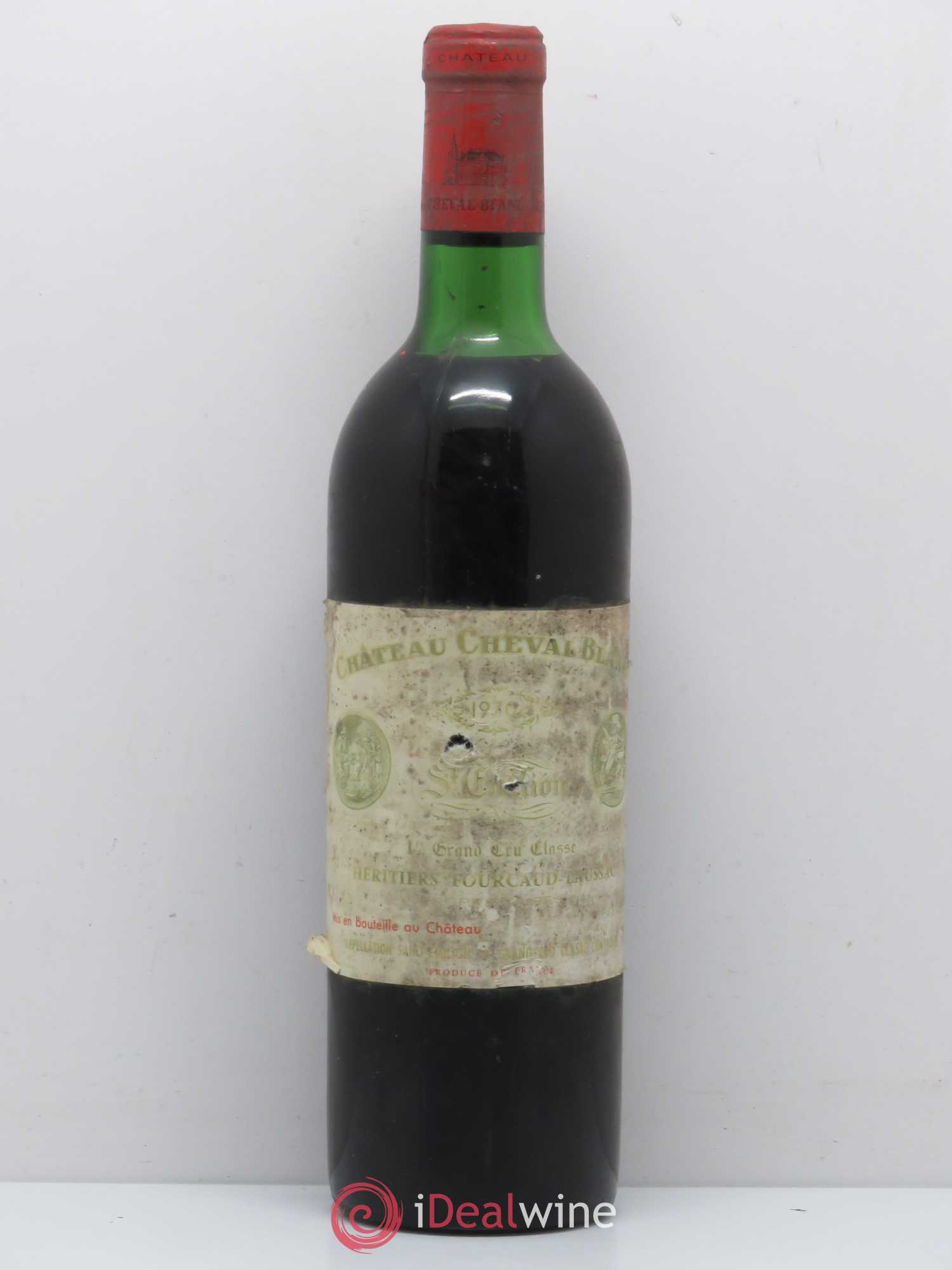 Château Cheval Blanc 1er Grand Cru Classé A 1970 - Lot de 1 bouteille - 0