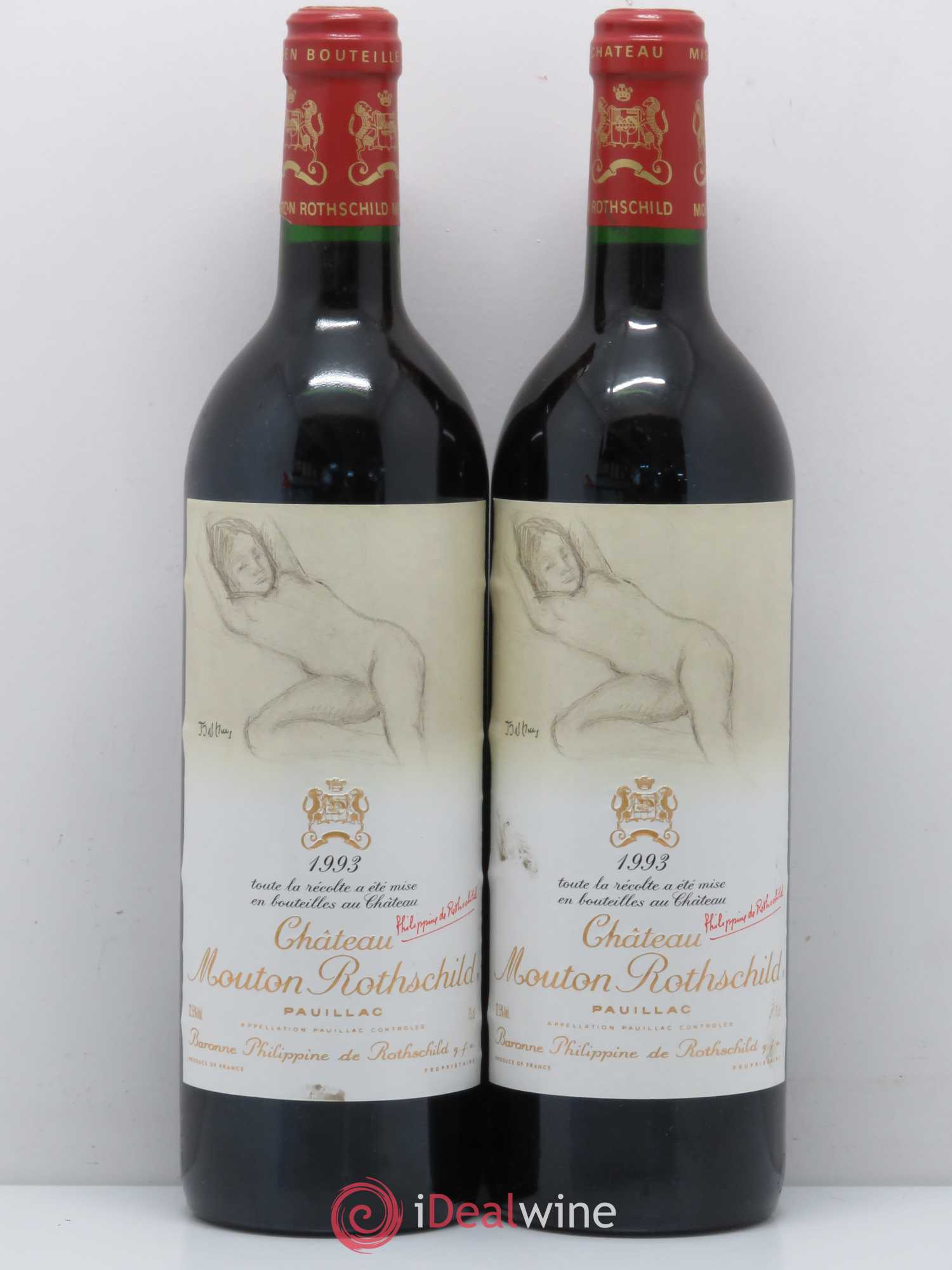 CHATEAU MOUTON ROTHCHILD 1993 他 全6本セット Chateau Mouton