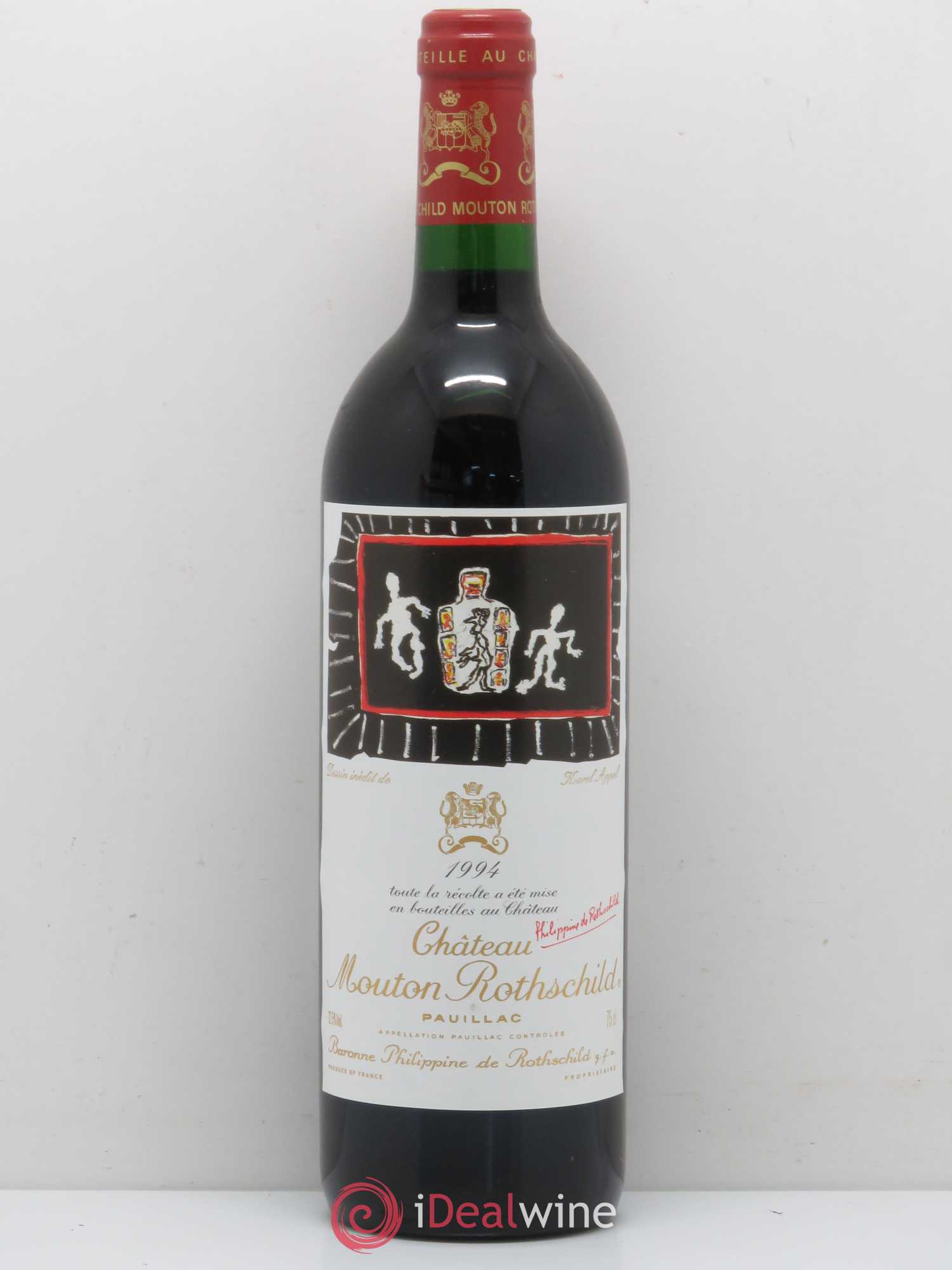Château Mouton Rothschild 1er Grand Cru Classé 1994 - Lot de 1 bouteille - 0