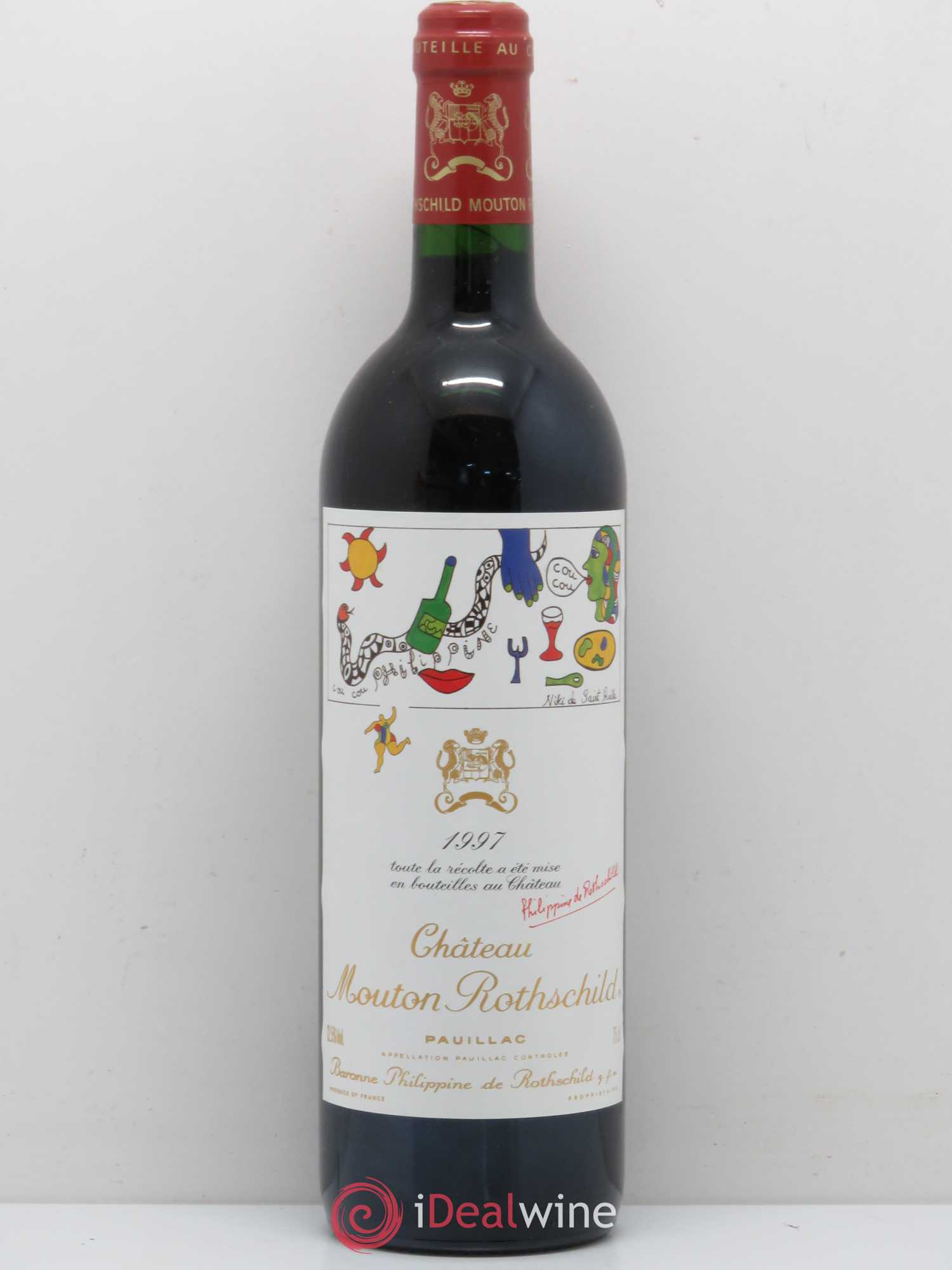 Château Mouton Rothschild 1er Grand Cru Classé 1997 - Lot de 1 bouteille - 0
