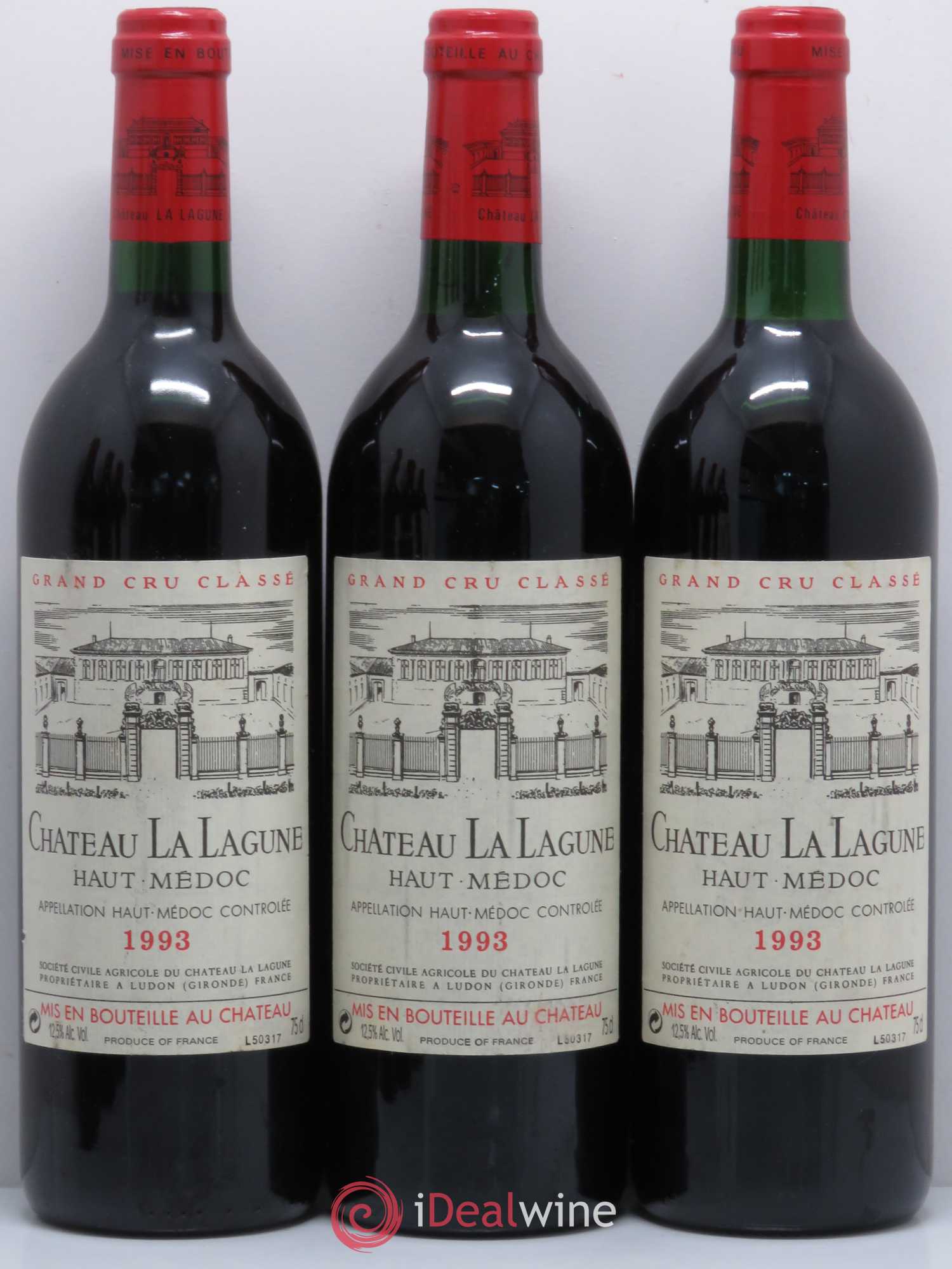Château la Lagune 3ème Grand Cru Classé 1993 - Lot de 6 bouteilles - 1