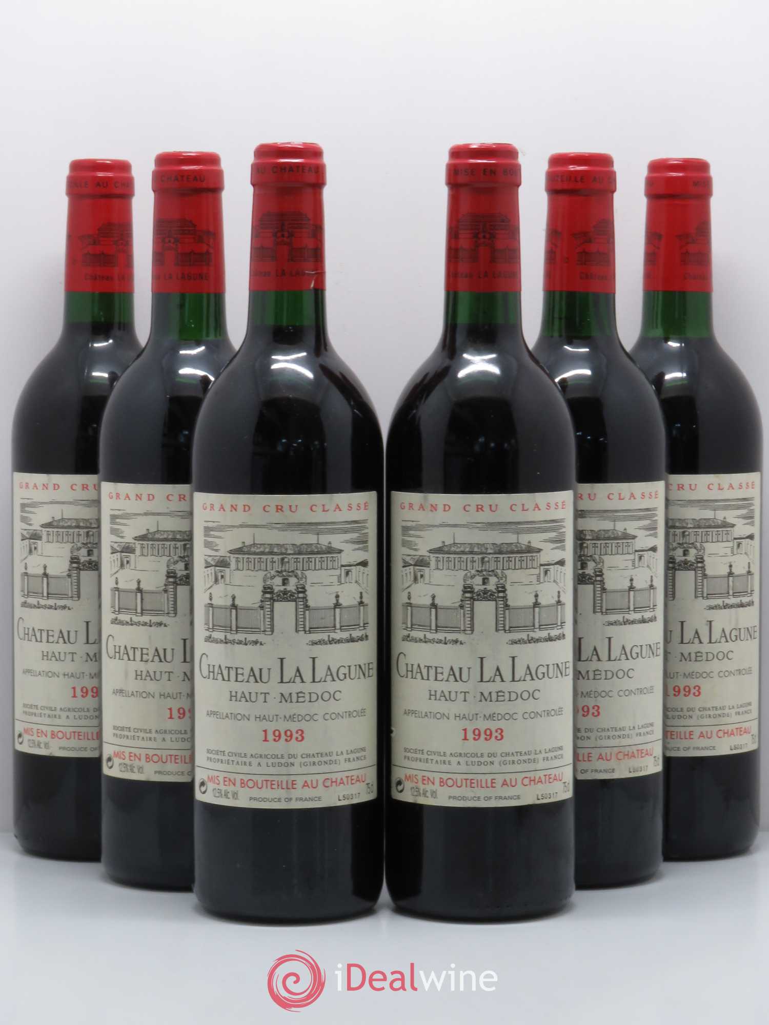 Château la Lagune 3ème Grand Cru Classé 1993 - Lot de 6 bouteilles - 0