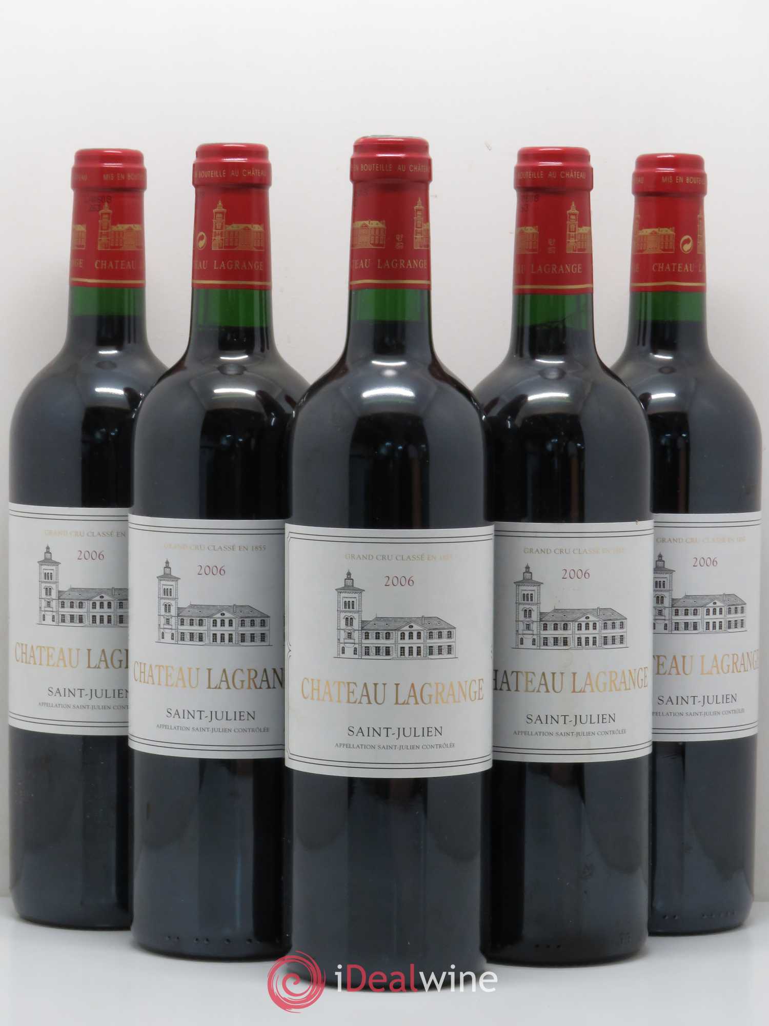 Château Lagrange 3ème Grand Cru Classé 2006 - Lot de 5 bouteilles - 0