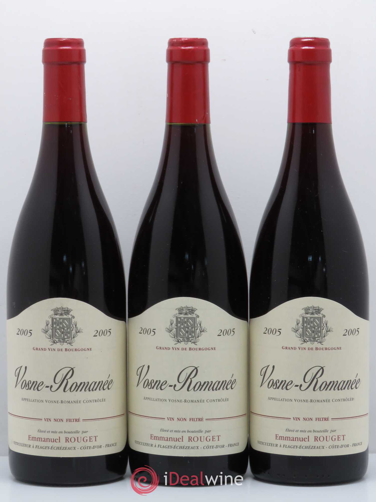 Vosne-Romanée Emmanuel Rouget 2005 - Posten von 3 Flaschen - 0