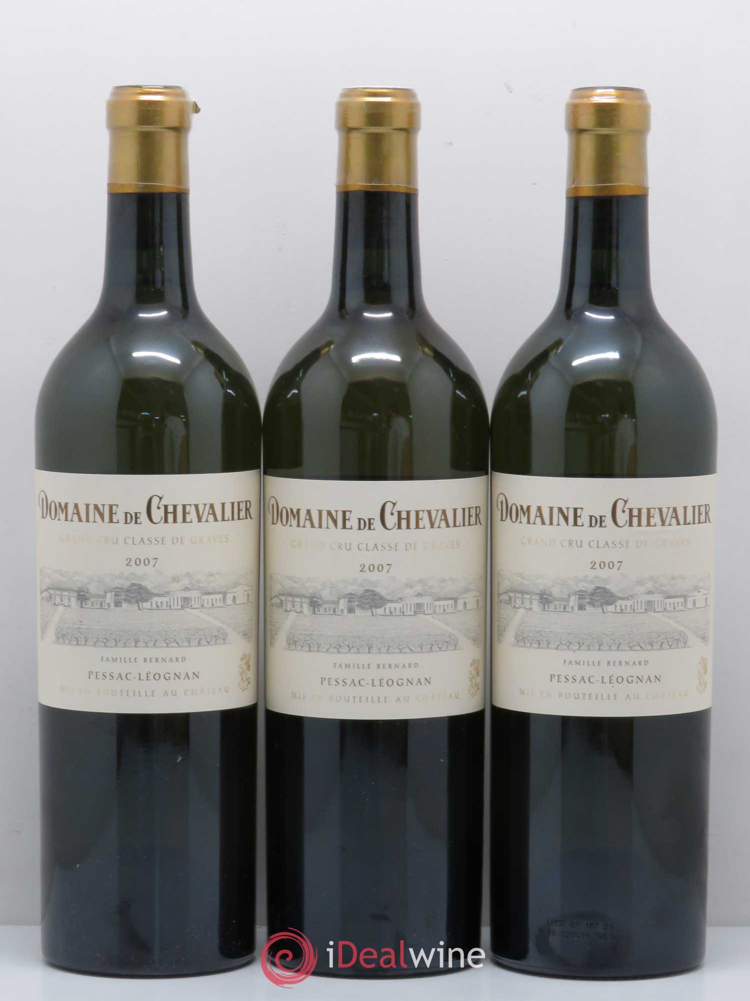 Domaine de Chevalier Cru Classé de Graves 2007 - Lot de 12 bouteilles - 1
