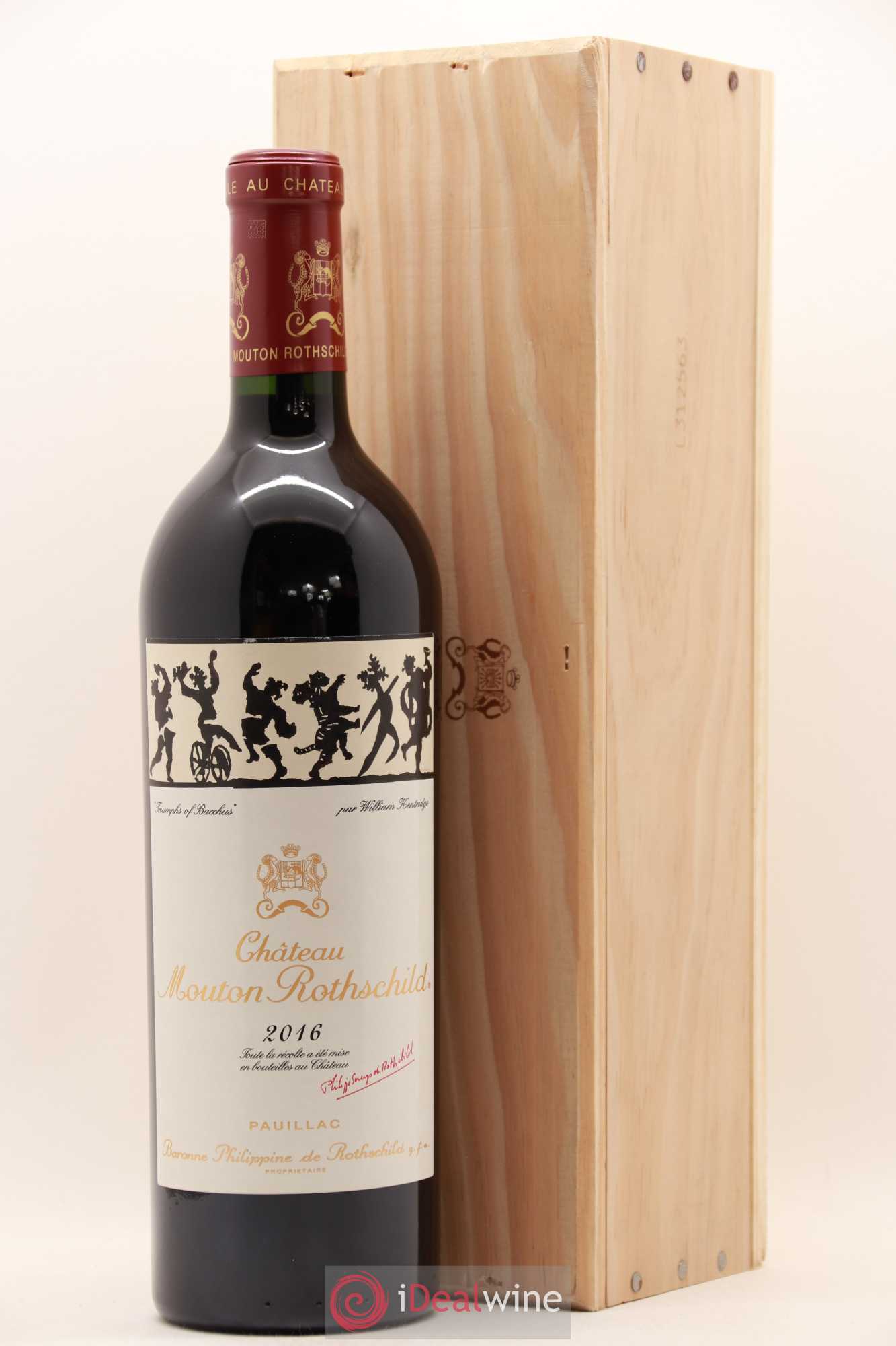 Château Mouton Rothschild 1er Grand Cru Classé 2016 - Lot de 1 bouteille - 3