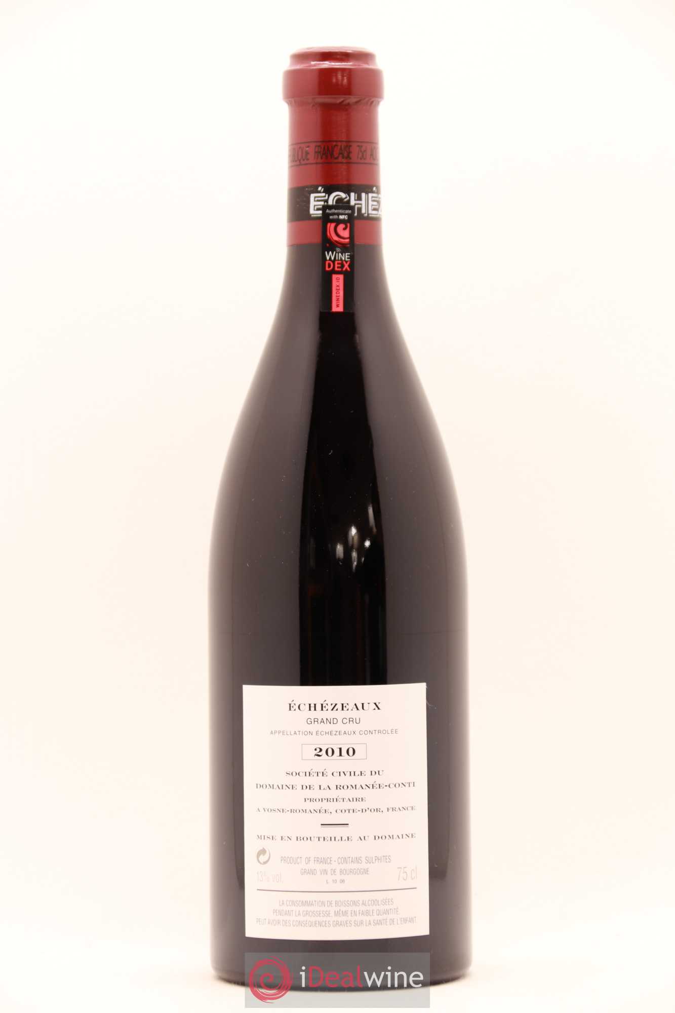Echezeaux Grand Cru Domaine de la Romanée-Conti 2010 - Lot de 1 bouteille - 1