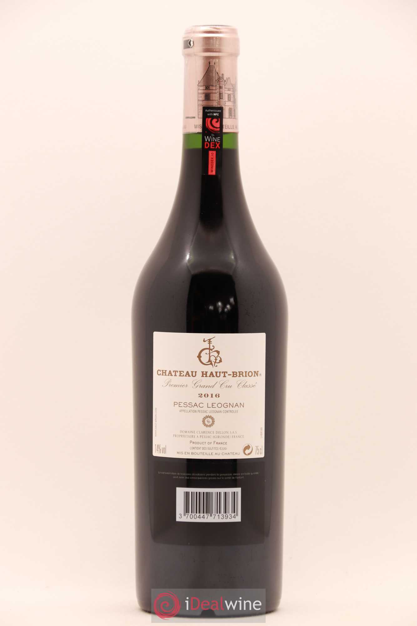 Château Haut Brion 1er Grand Cru Classé 2016 - Lot de 1 bouteille - 1