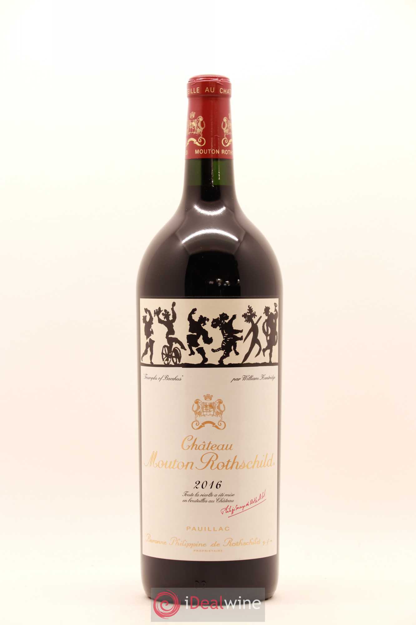 Château Mouton Rothschild 1er Grand Cru Classé 2016 - Lot de 1 magnum - 0