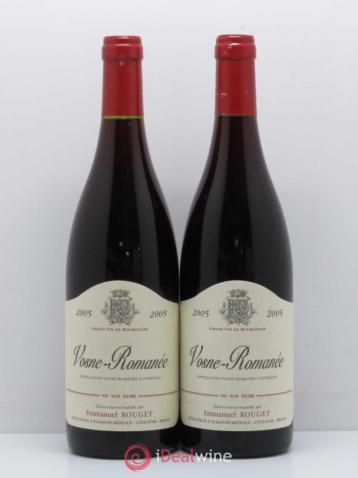 Vosne-Romanée Emmanuel Rouget 2005 - Lot de 2 bouteilles - 0