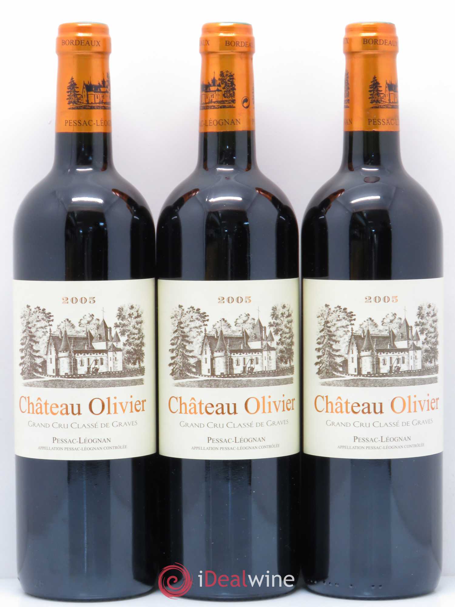 Château Olivier Cru Classé de Graves 2005 - Lot de 6 bouteilles - 1