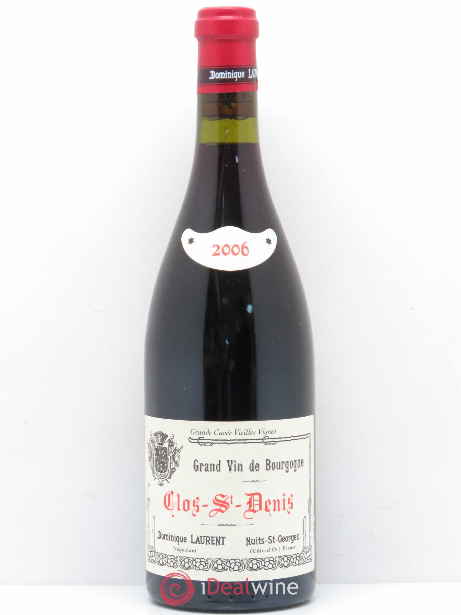 Clos Saint-Denis Grand Cru Dominique Laurent Vieilles Vignes 2006 - Lot de 1 bouteille - 0