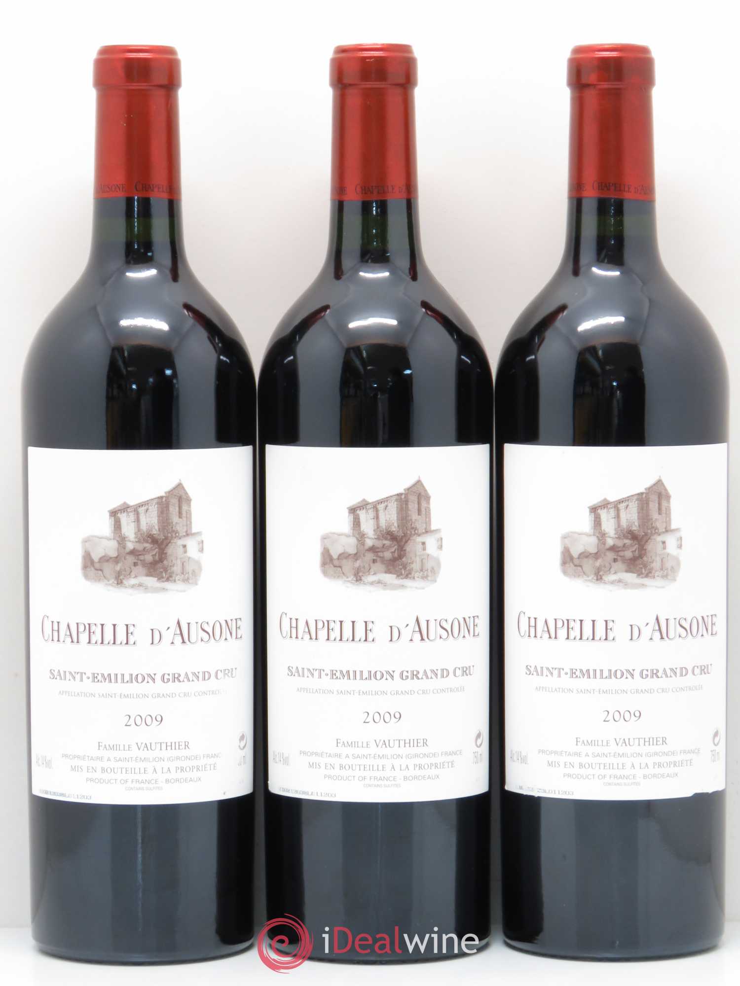 Chapelle d'Ausone Second Vin 2009 - Lot de 6 bouteilles - 1