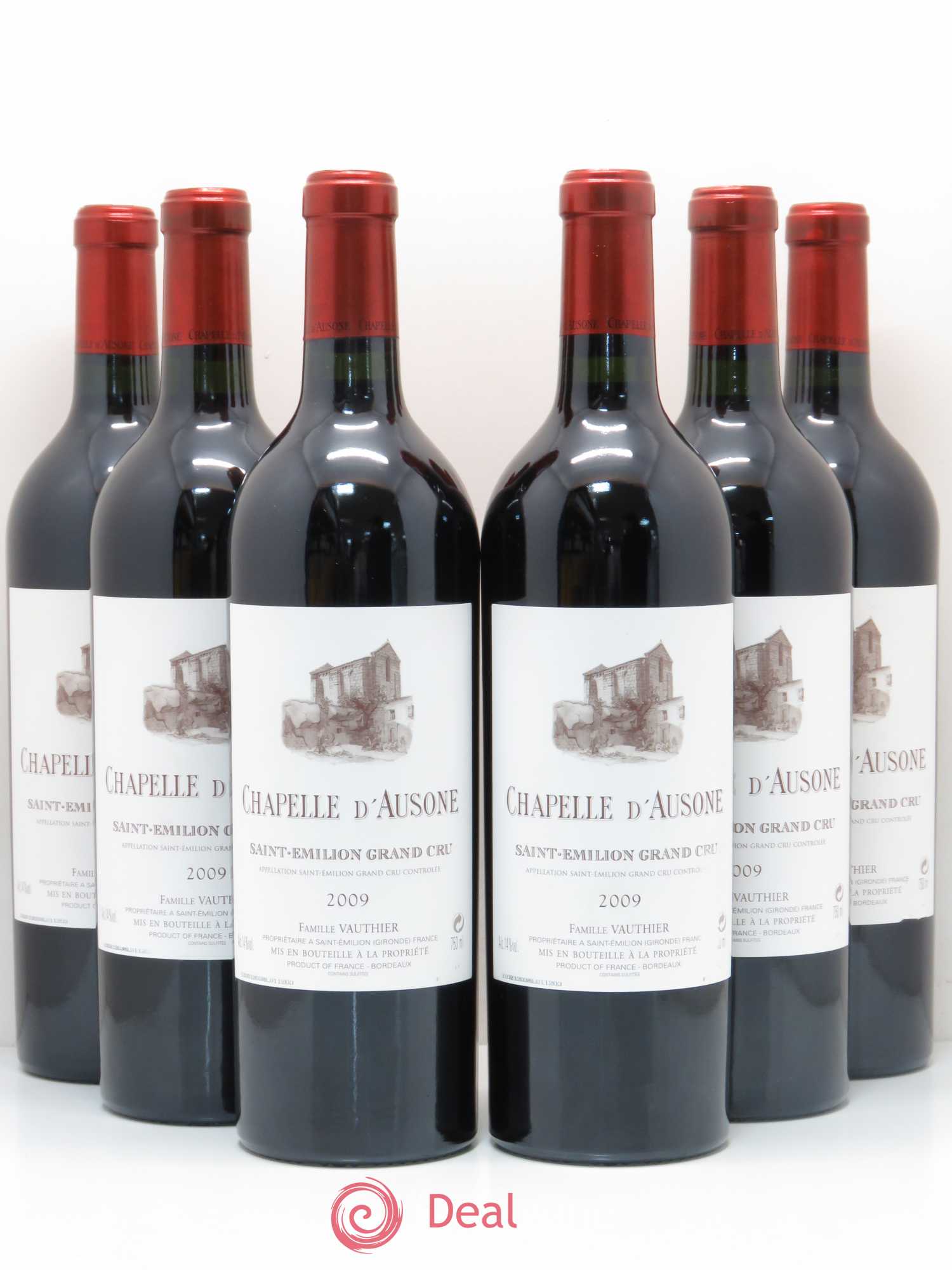 Chapelle d'Ausone Second Vin 2009 - Lot de 6 bouteilles - 0