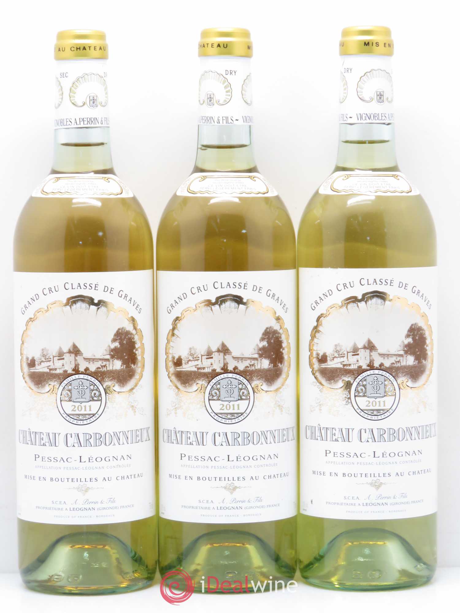 Château Carbonnieux Cru Classé de Graves 2011 - Lot de 6 bouteilles - 1