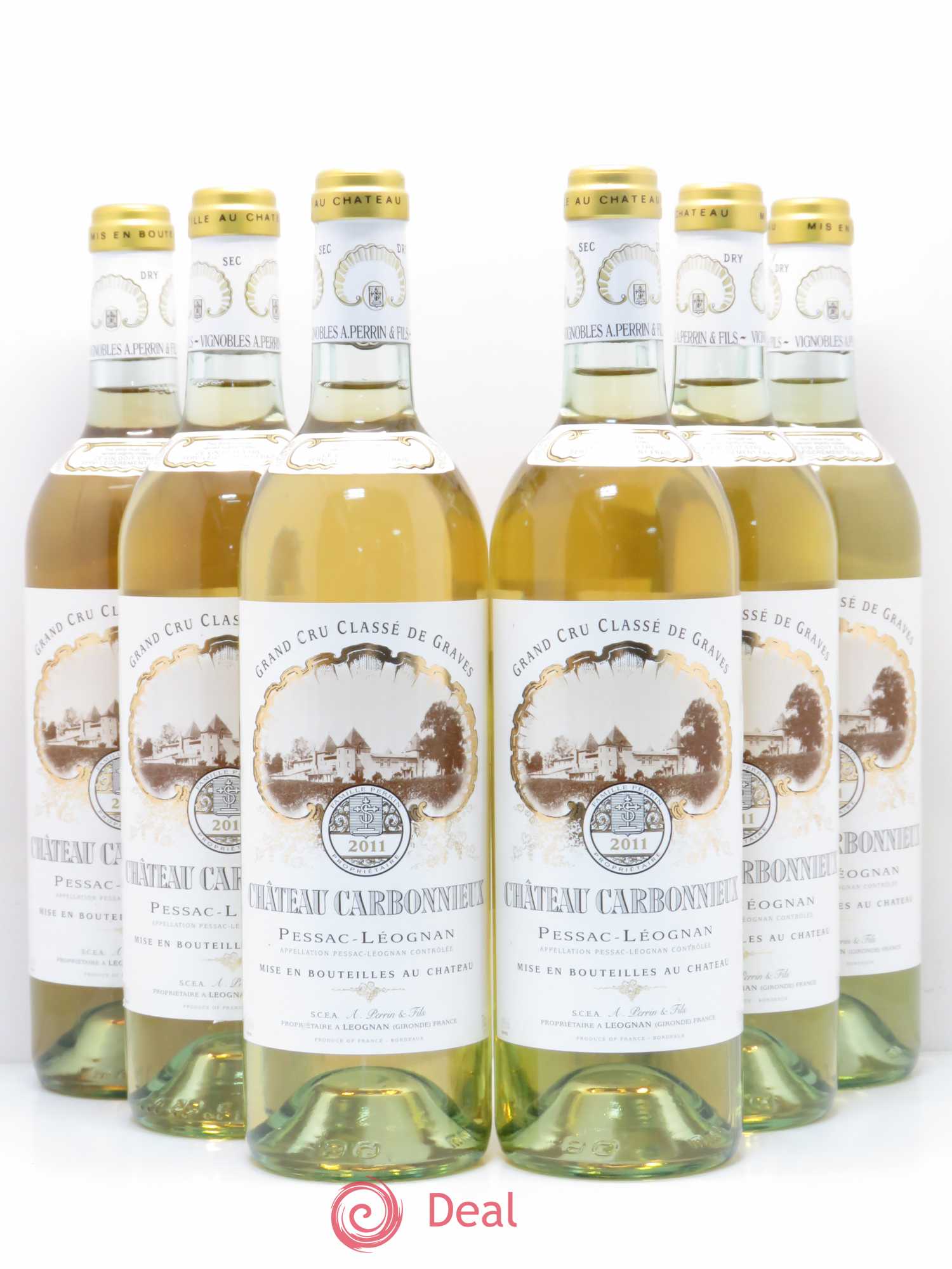 Château Carbonnieux Cru Classé de Graves 2011 - Lot de 6 bouteilles - 0