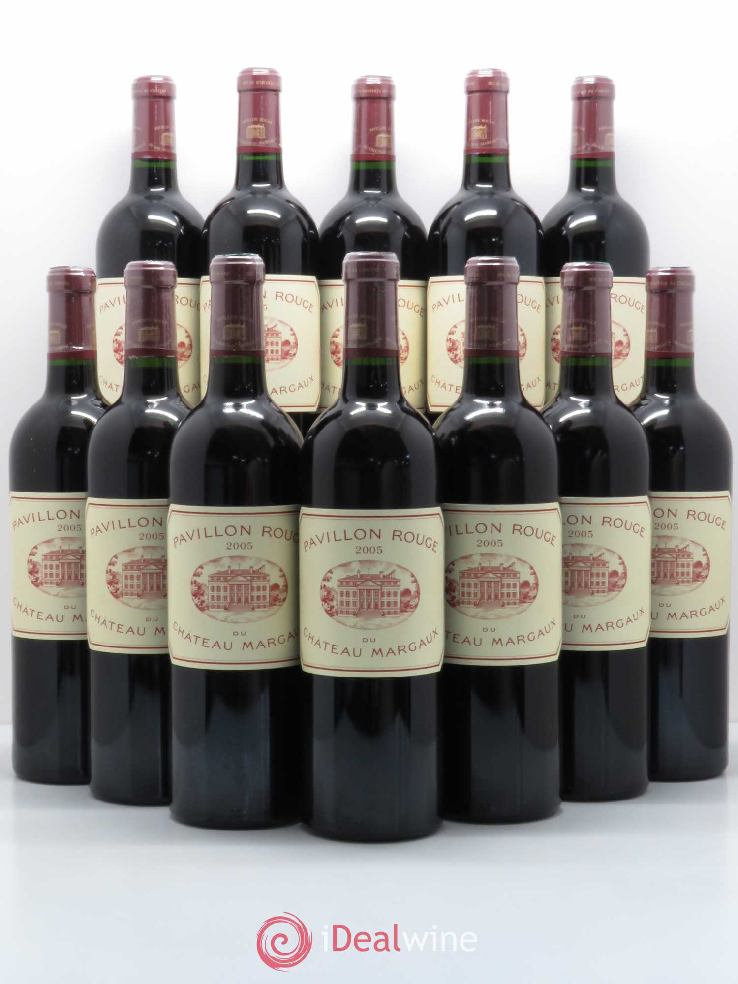 Pavillon Rouge du Château Margaux Second Vin 2005 - Lot de 12 bouteilles - 0