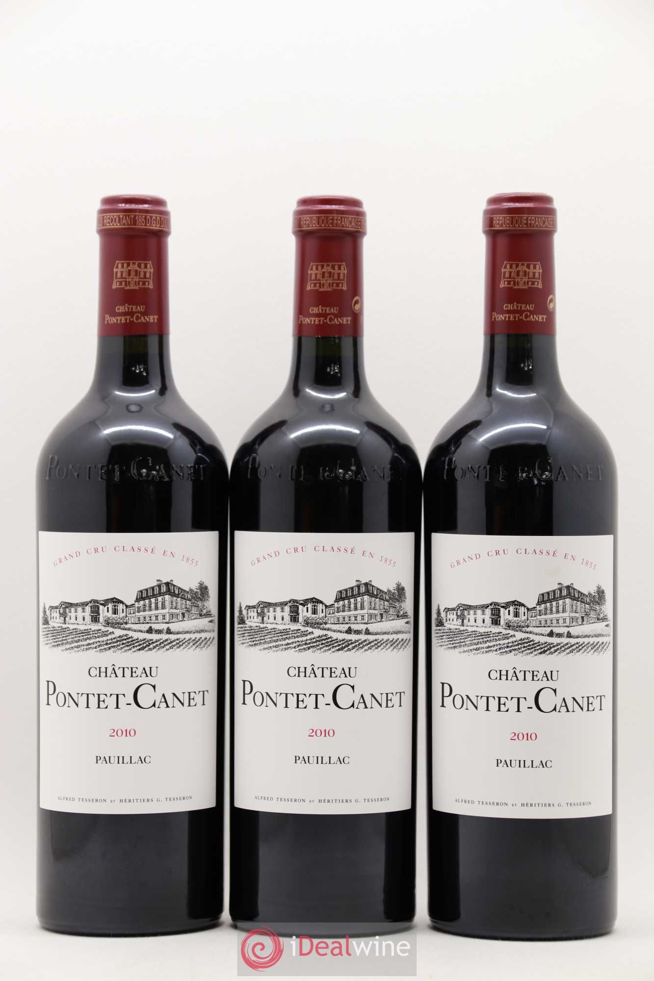 Château Pontet Canet 5ème Grand Cru Classé 2010 - Lot de 6 bouteilles - 3