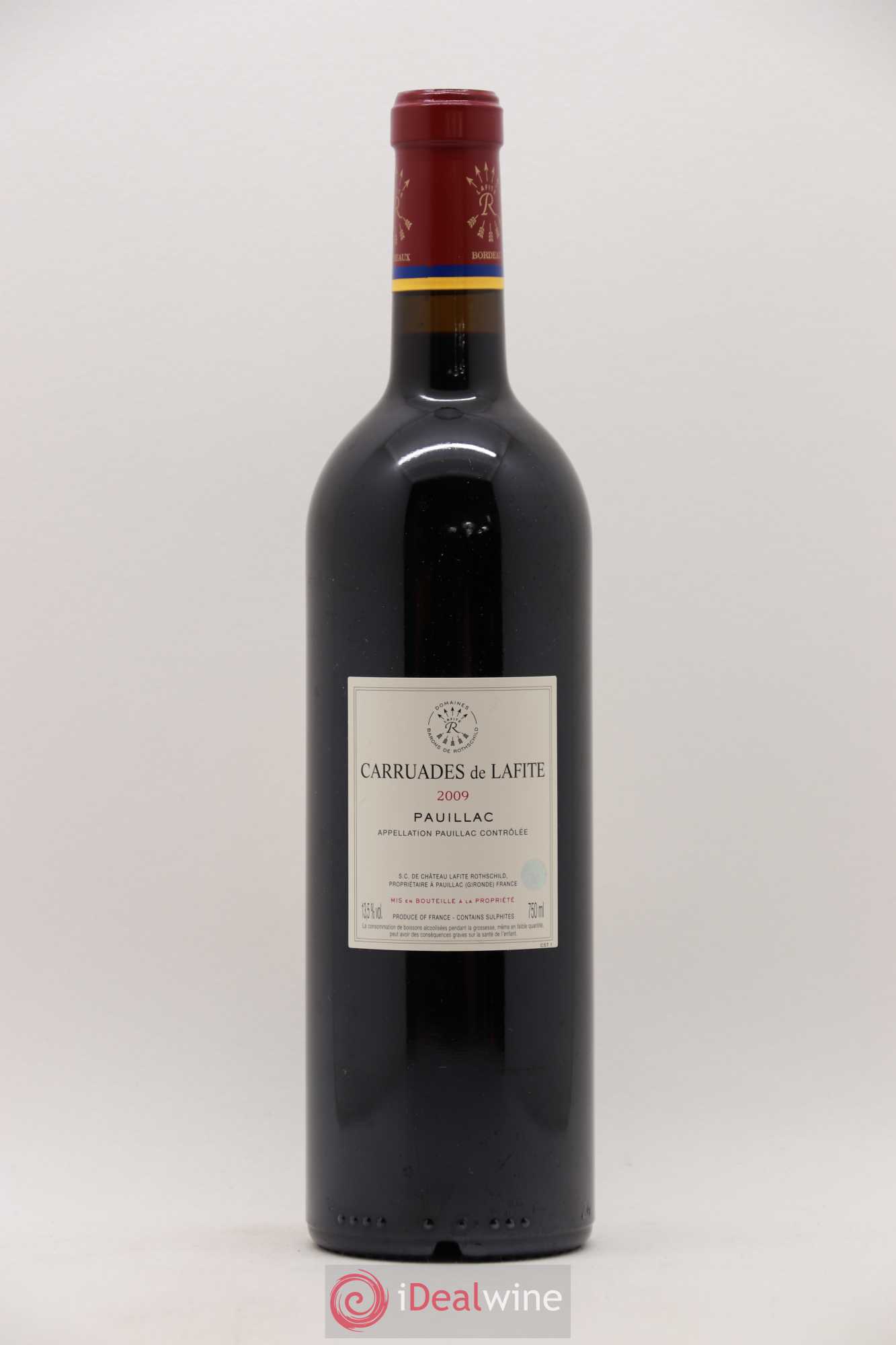 Carruades de Lafite Rothschild Second Vin 2009 - Lot de 1 bouteille - 1
