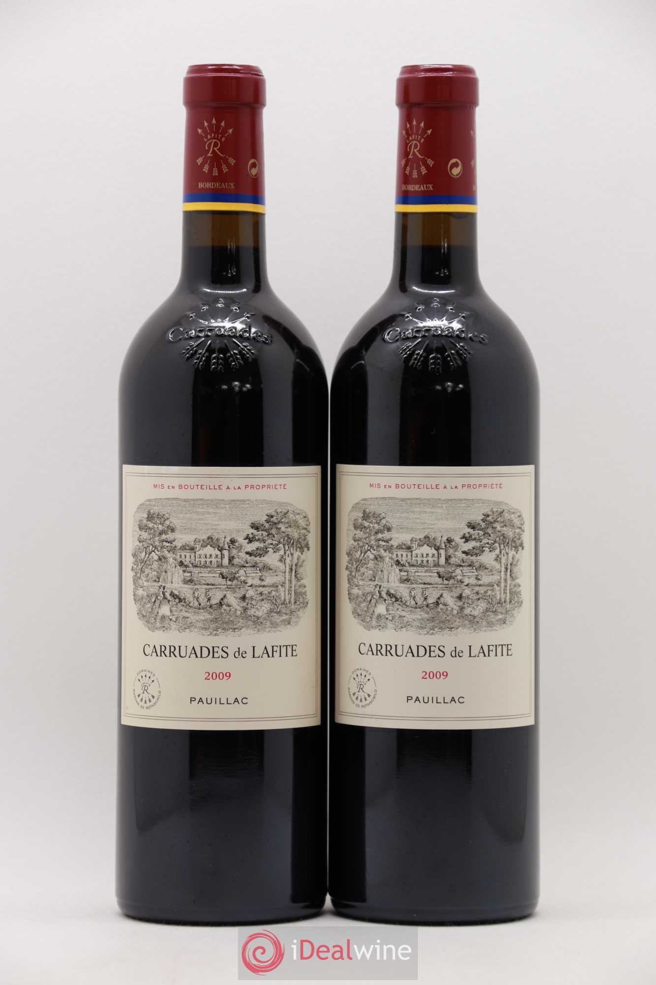 Carruades de Lafite Rothschild Second Vin 2009 - Lot de 2 bouteilles - 0