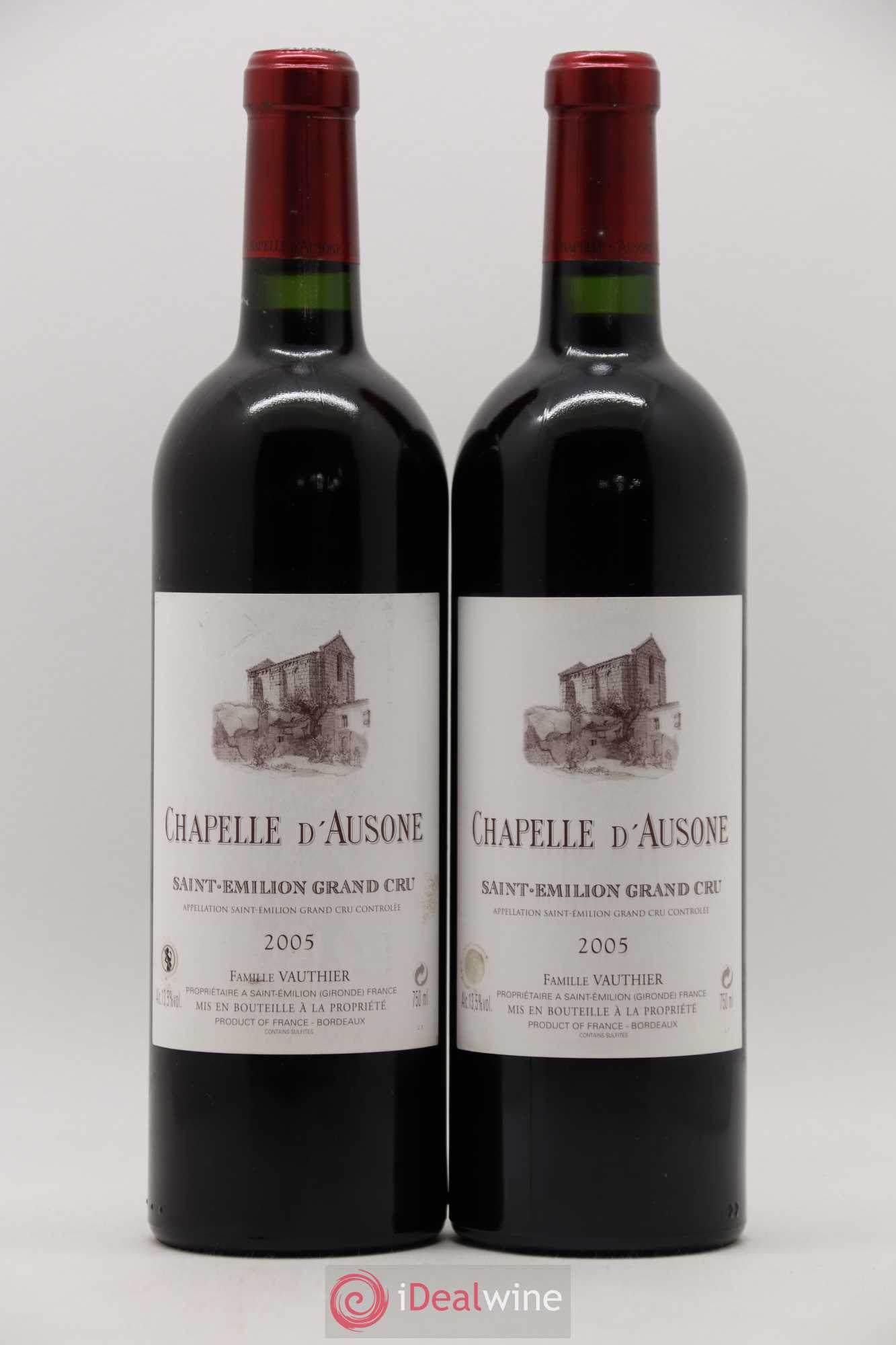 Chapelle d'Ausone Second Vin 2005 - Lot de 2 bouteilles - 0