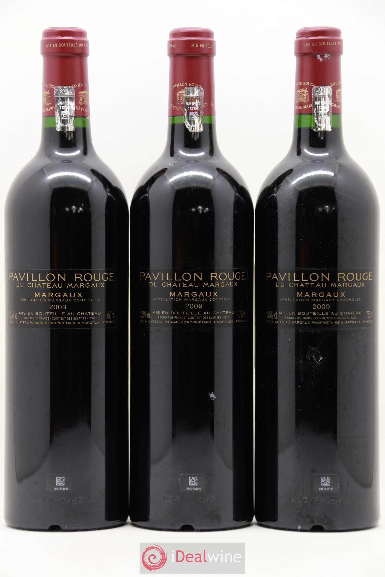Pavillon Rouge du Château Margaux Second Vin 2009 - Lot de 3 bouteilles - 1