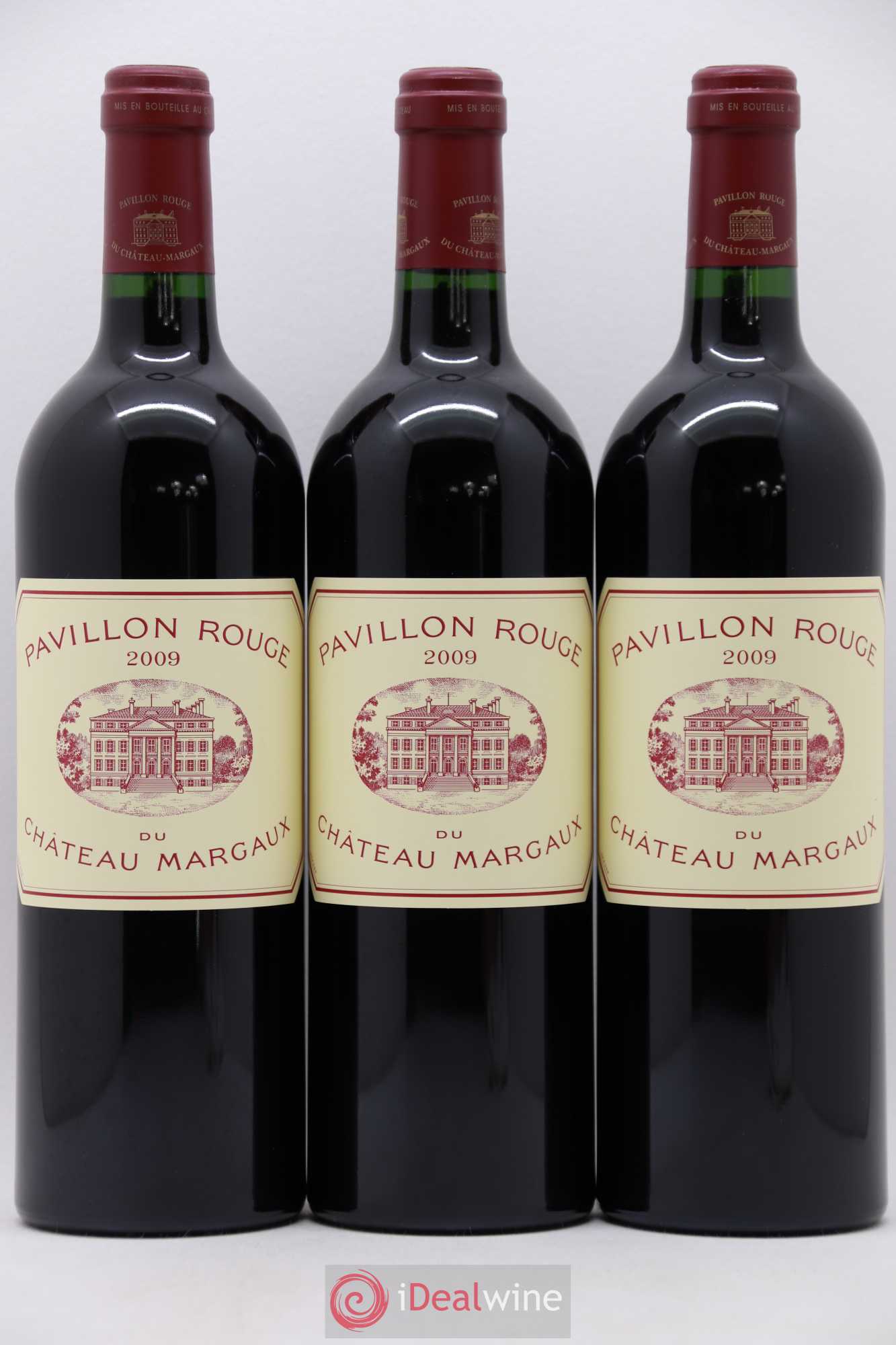Pavillon Rouge du Château Margaux Second Vin 2009 - Lot de 3 bouteilles - 0
