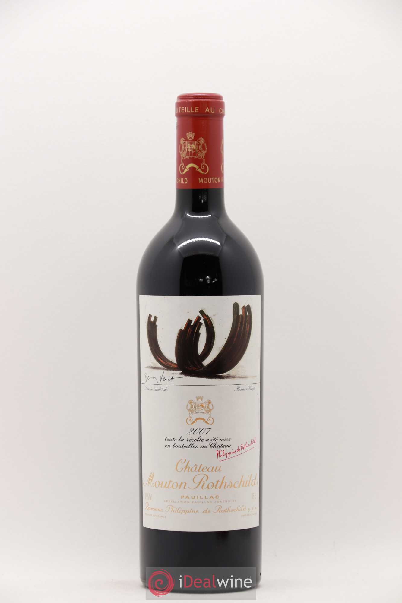 Château Mouton Rothschild 1er Grand Cru Classé 2007 - Lot de 1 bouteille - 0