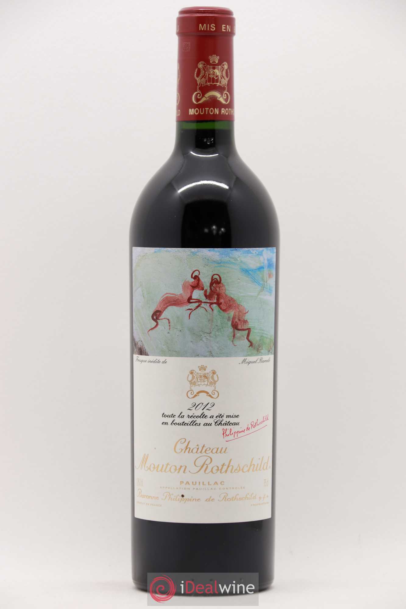 Château Mouton Rothschild 1er Grand Cru Classé 2012 - Lot de 1 bouteille - 0