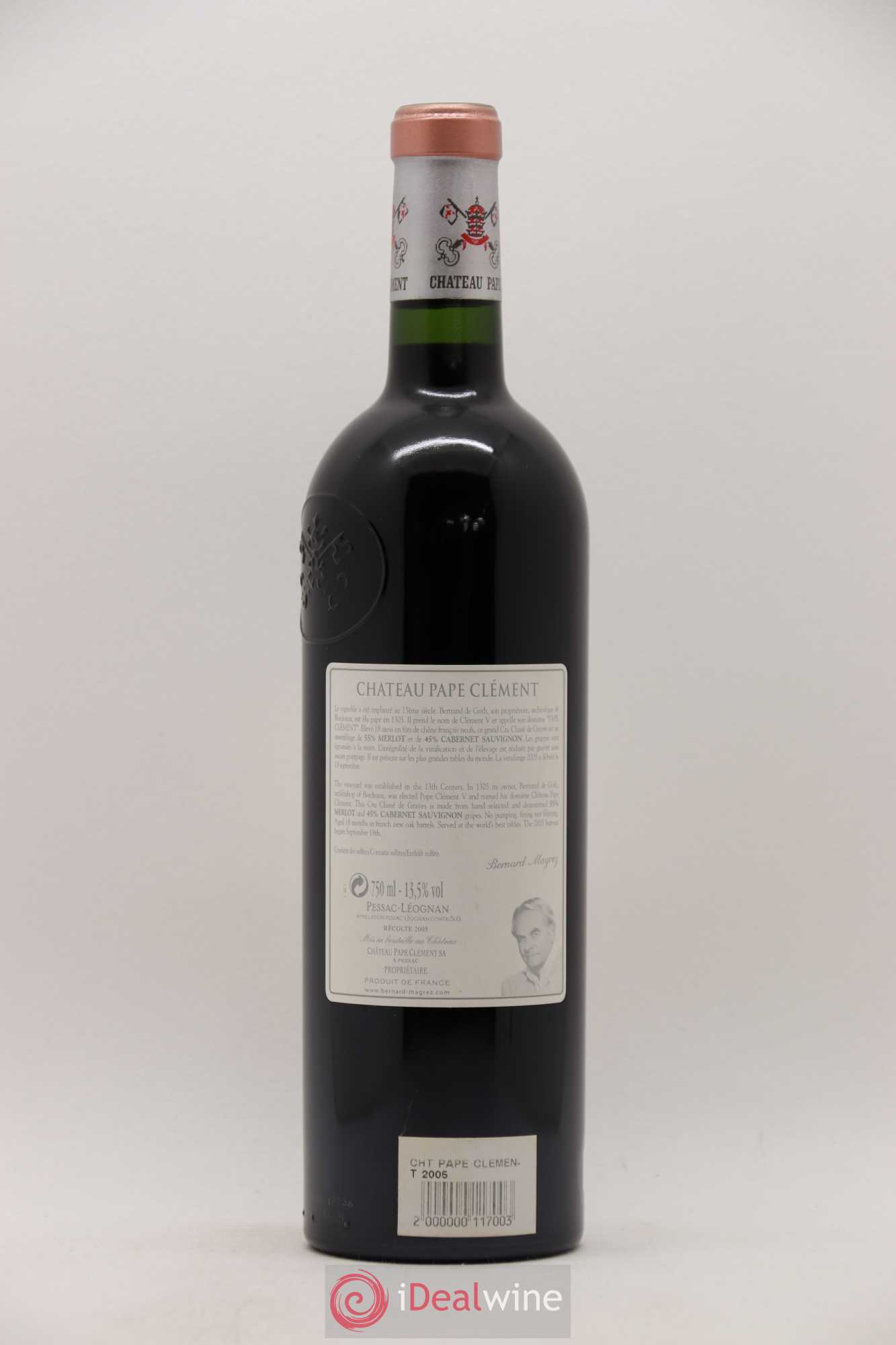 Château Pape Clément Cru Classé de Graves 2005 - Lot de 1 bouteille - 1