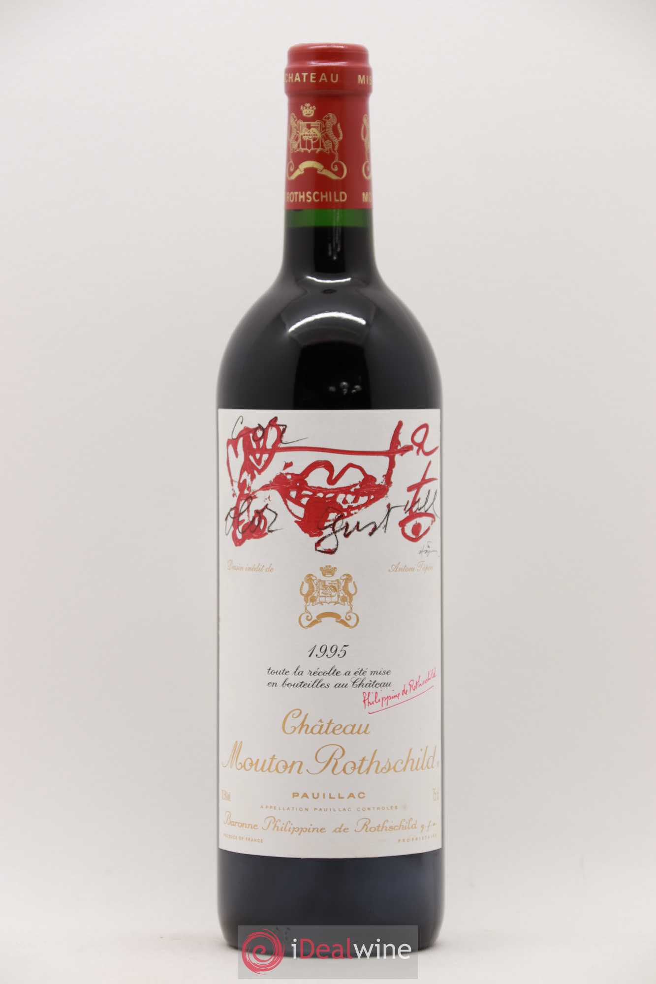 Château Mouton Rothschild 1er Grand Cru Classé 1995 - Lot de 1 bouteille - 0
