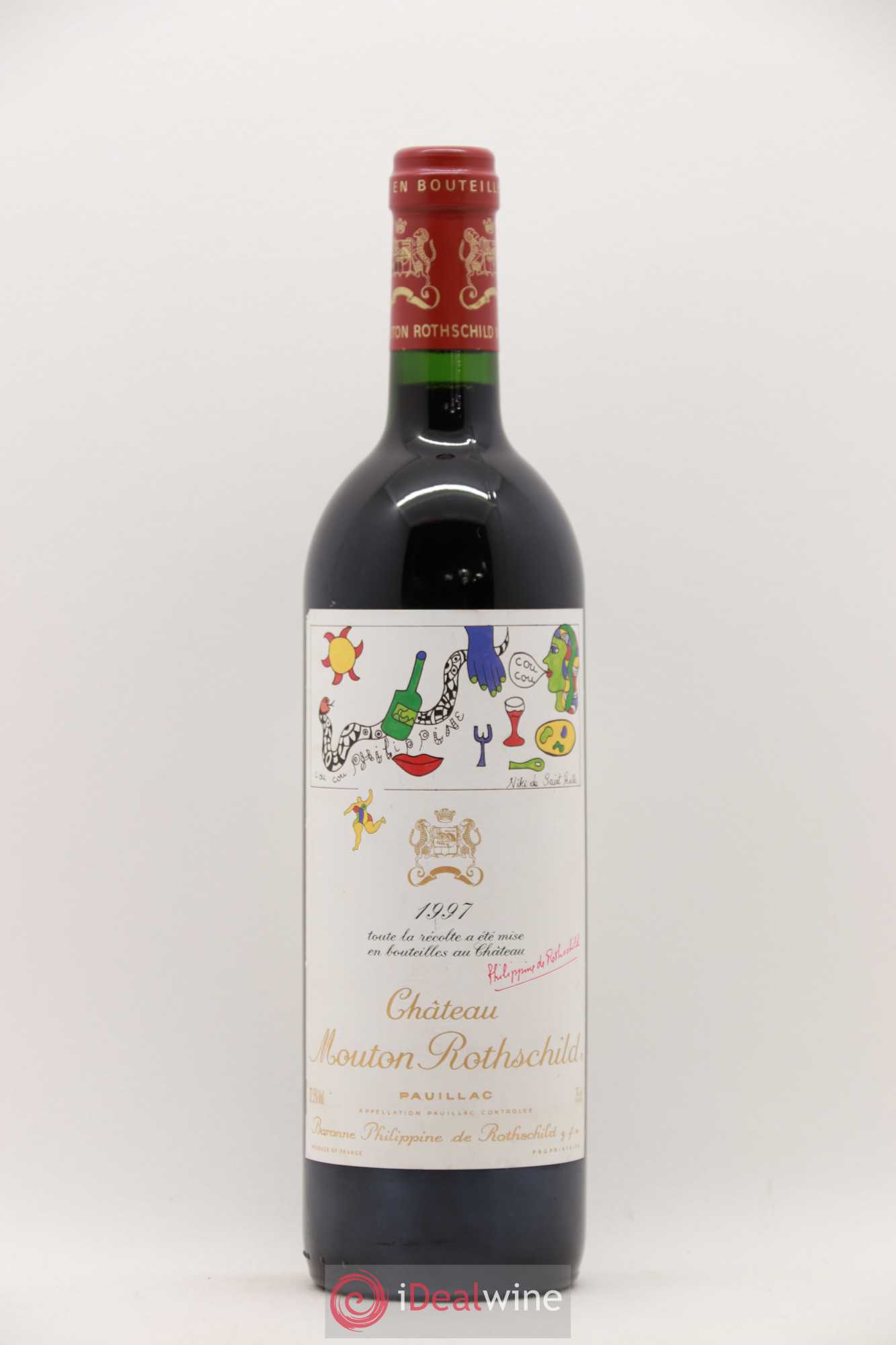 Château Mouton Rothschild 1er Grand Cru Classé 1997 - Lot de 1 bouteille - 0