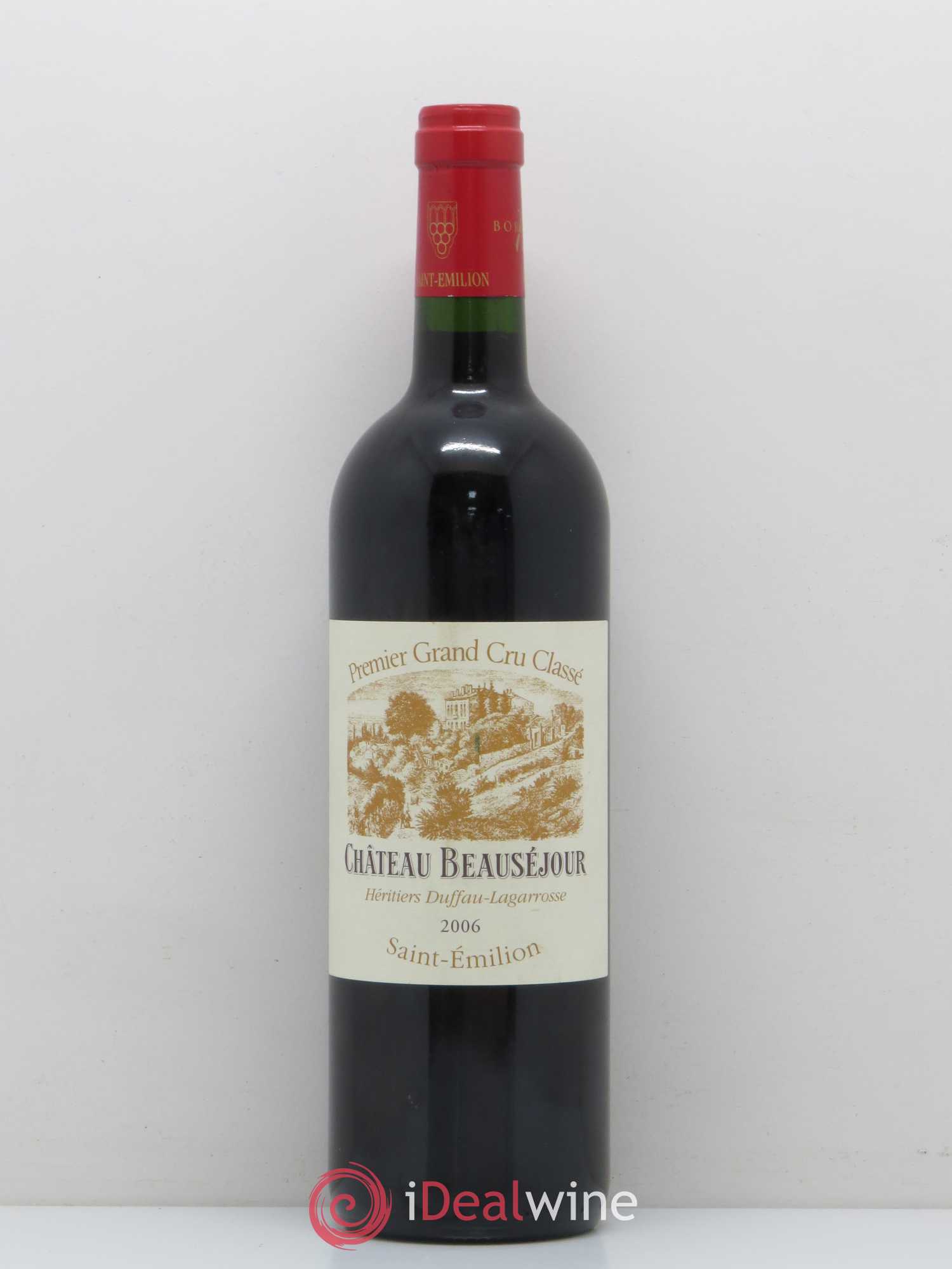 Château Beauséjour (Duffau-Lagarrosse) 1er Grand Cru Classé B 2006 - Lot de 1 bouteille - 0