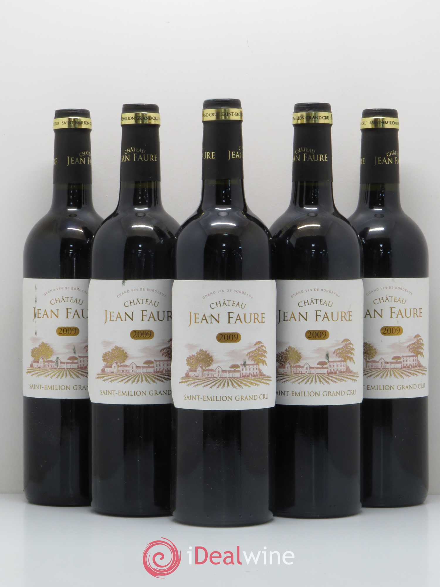Château Jean Faure Grand Cru Classé Grand Cru 2009 - Lot de 5 bouteilles - 0
