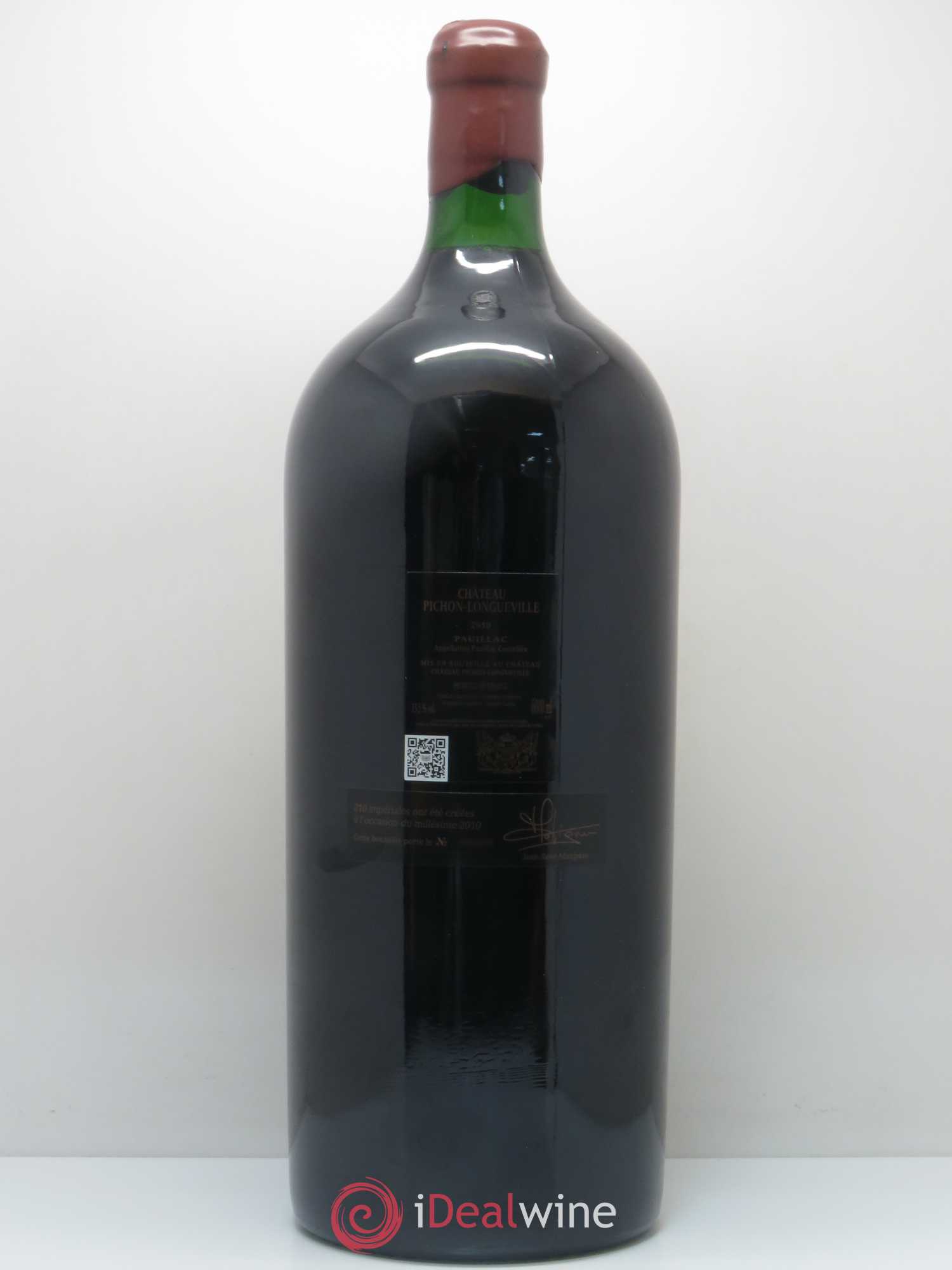 Pichon Longueville Baron 2ème Grand Cru Classé 2010 - Lotto di 1 mathusalem - 1