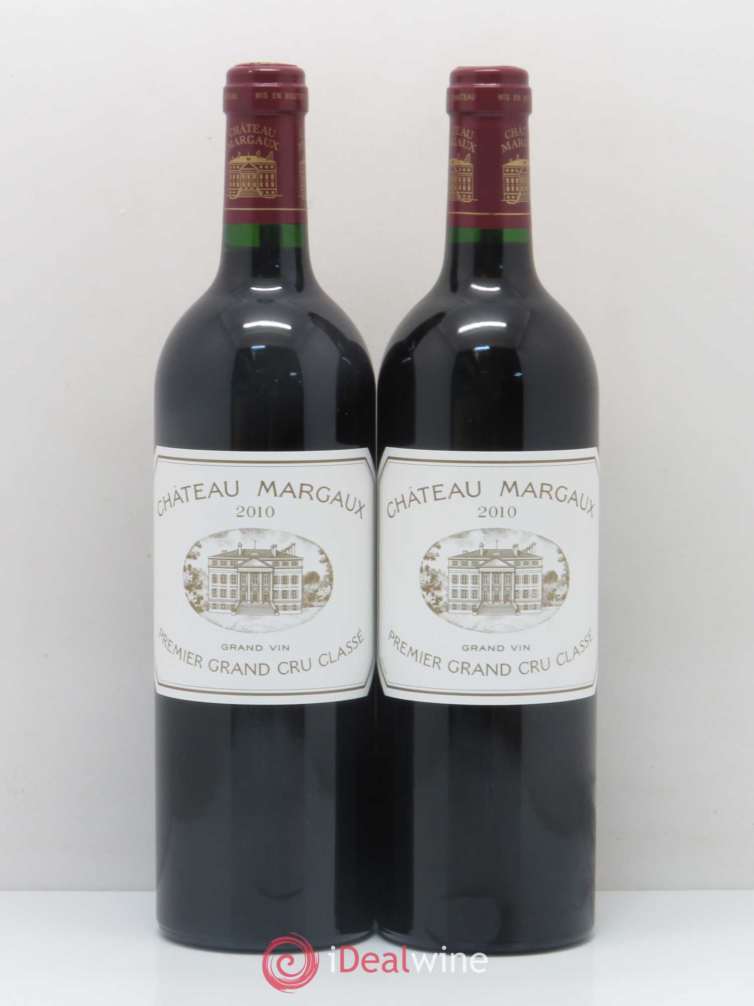 Château Margaux 1er Grand Cru Classé 2010 - Lot de 2 bouteilles - 0
